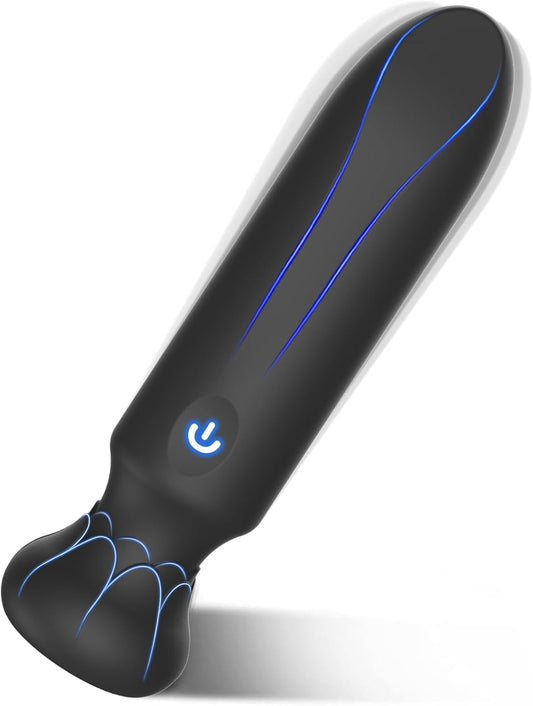 Bullet Vibrator for Women with 10 Powerful Vibration Modes Full Silicone Rose Sex Toy Vibrating for G Spot Clitoral Female Waterproof and Portable Sex Toys (Black)