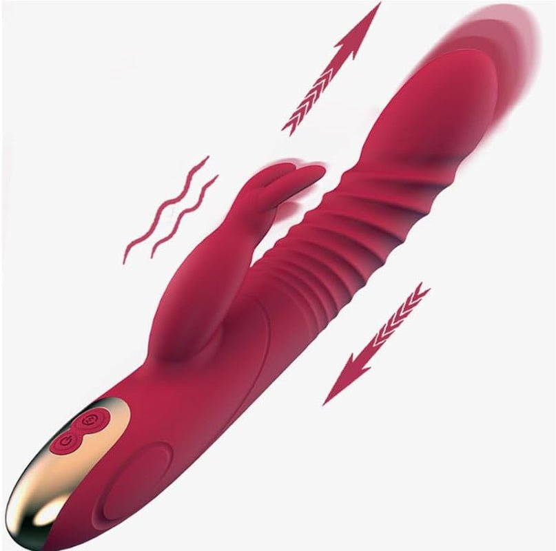 2026 New 9 Inch Realistic Rabbit Ears Adult Tool for Women Today Automatic Adult Tool for Women Today 15 Powerful Modes Waterproof Electric Adult Toys Machine - SinfulX - 