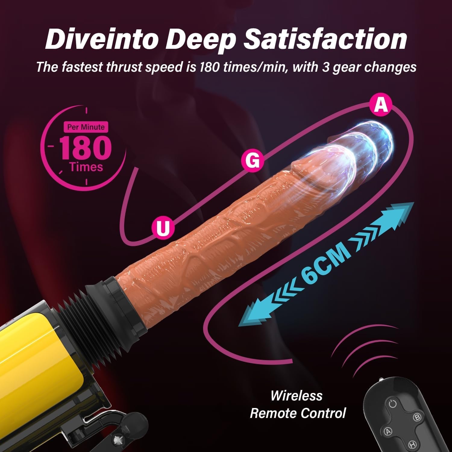 FlexPulse Portable Thrusting Sex Machine with Heating - SinfulX - 