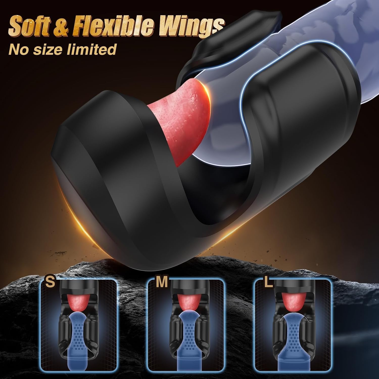 IgnisWing Male Training Masturbator | Clamping, Vibrating & Licking