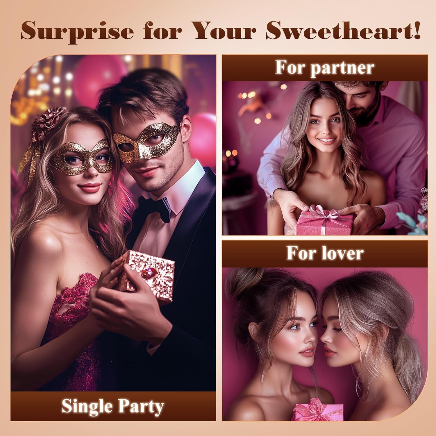 Sucking Vibrator Rose Sex Toy - Adult Toys for Women Adult Sex Toys 10 Suction Vibrators Female Couples Clitoral Nipples Anal Toy Beautiful Jewelry Rose Toy - SinfulX - 