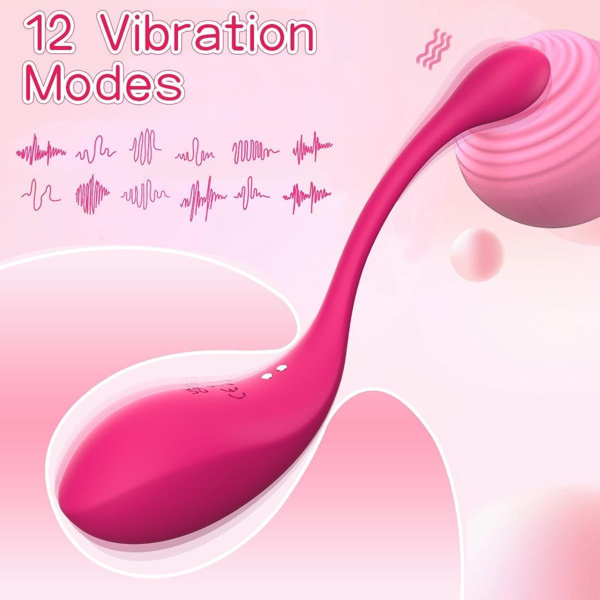 StealthSync Remote Vibrating Egg 12 Modes Waterproof Silent - SinfulX - Personal Care > Sexual Wellness > Bullet Vibrator