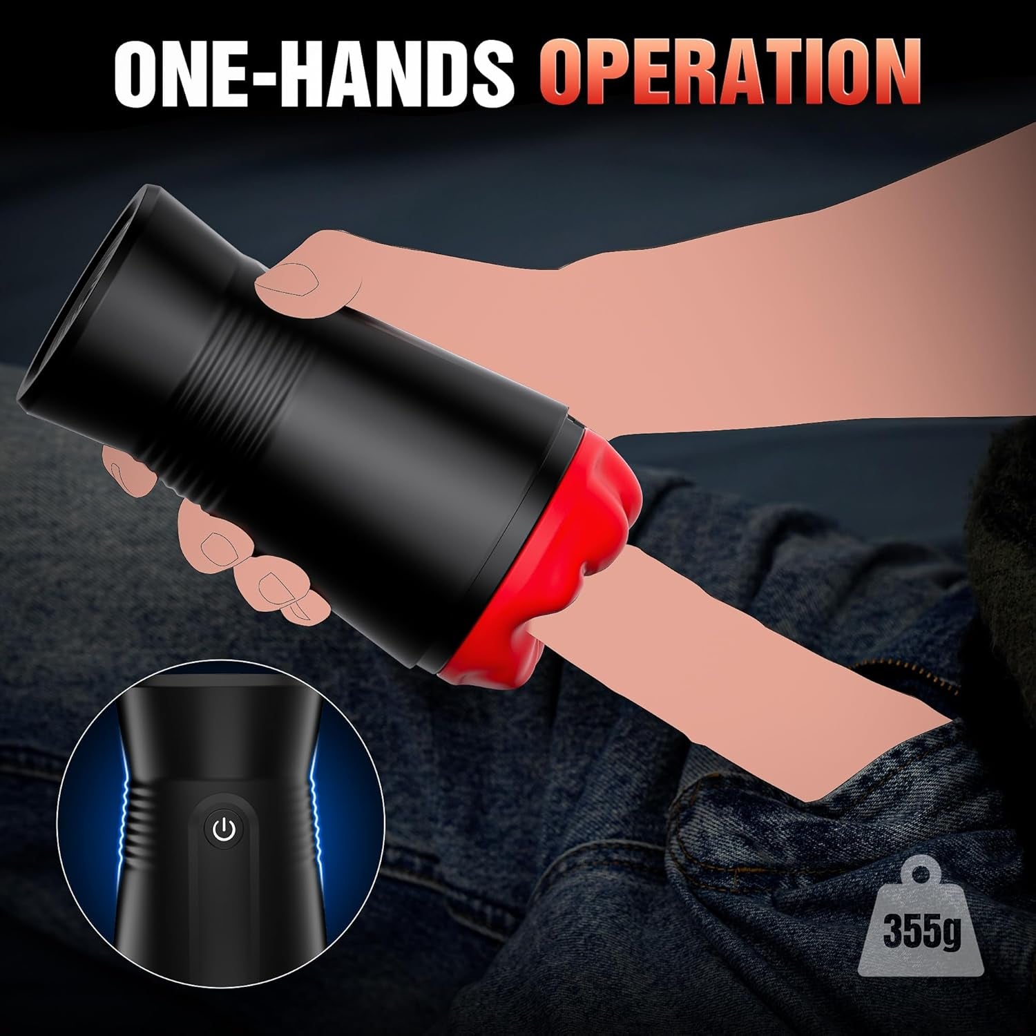 FlexMouth 5 - in - 1 Male Suction Masturbator 9 Vibration Stroker Cup - SinfulX - Personal Care > Sexual Wellness > Male Suction Vibrator