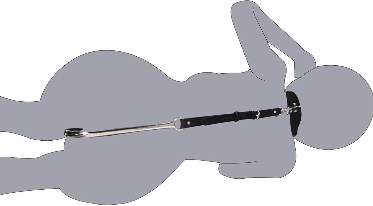 Anal Hook BDSM Set - Neck to Wrist Restraints Sex BDSM Kit Bondage Collar Sex Harness Bondage Gear & Accessories Bondage Toys for Couple Valentines & Halloween Roleplay Gift - SinfulX - 