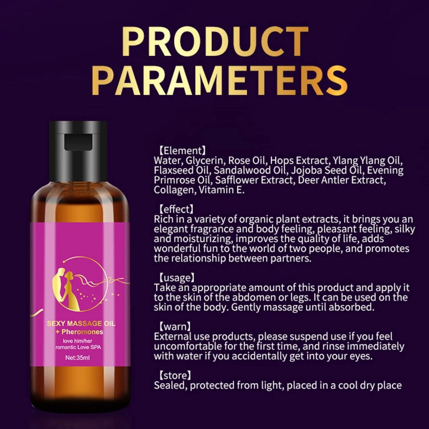 Sensual Massage Pheromones Oil for Couples - SinfulX