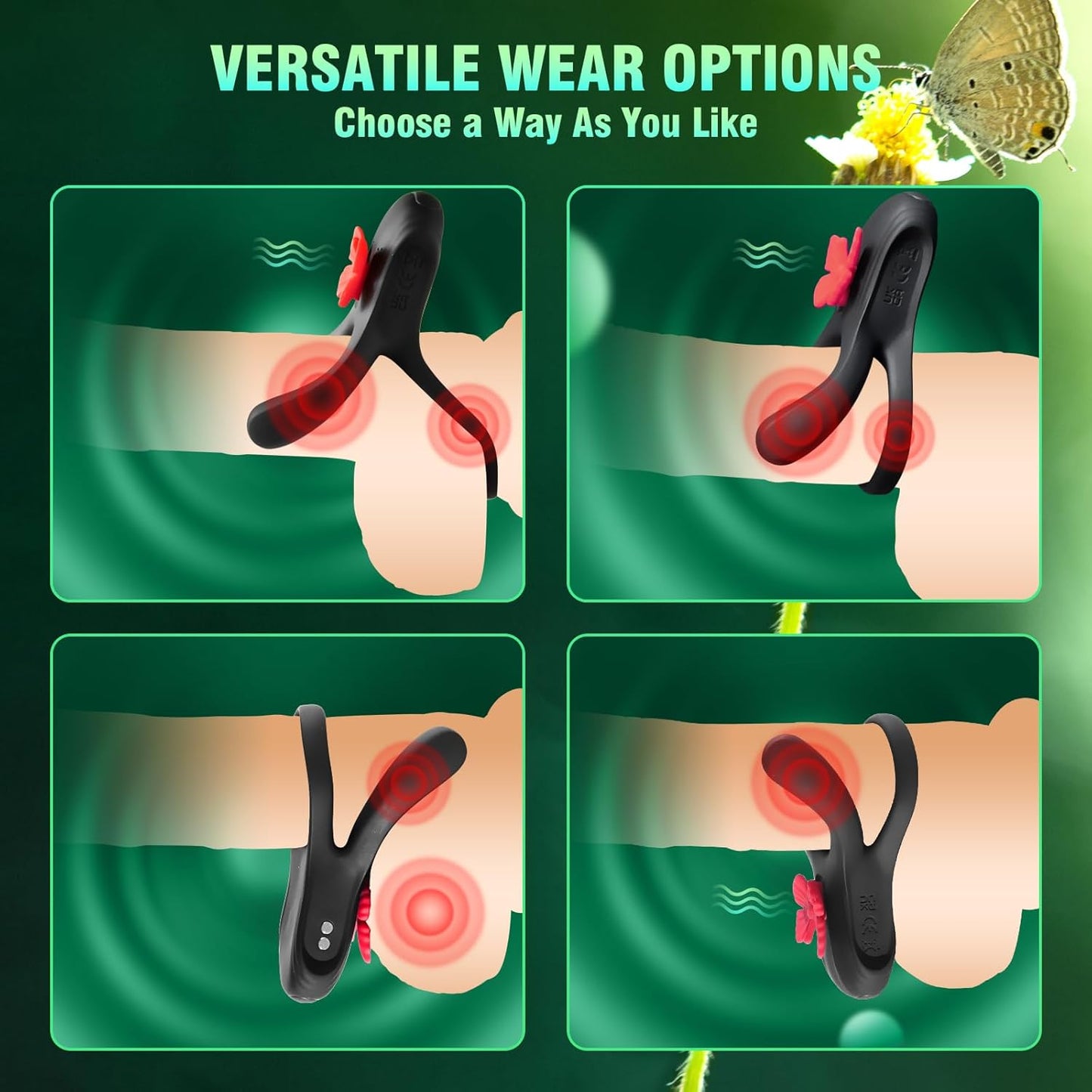 IronGrace Vibrating Couples' Penis Ring - SinfulX