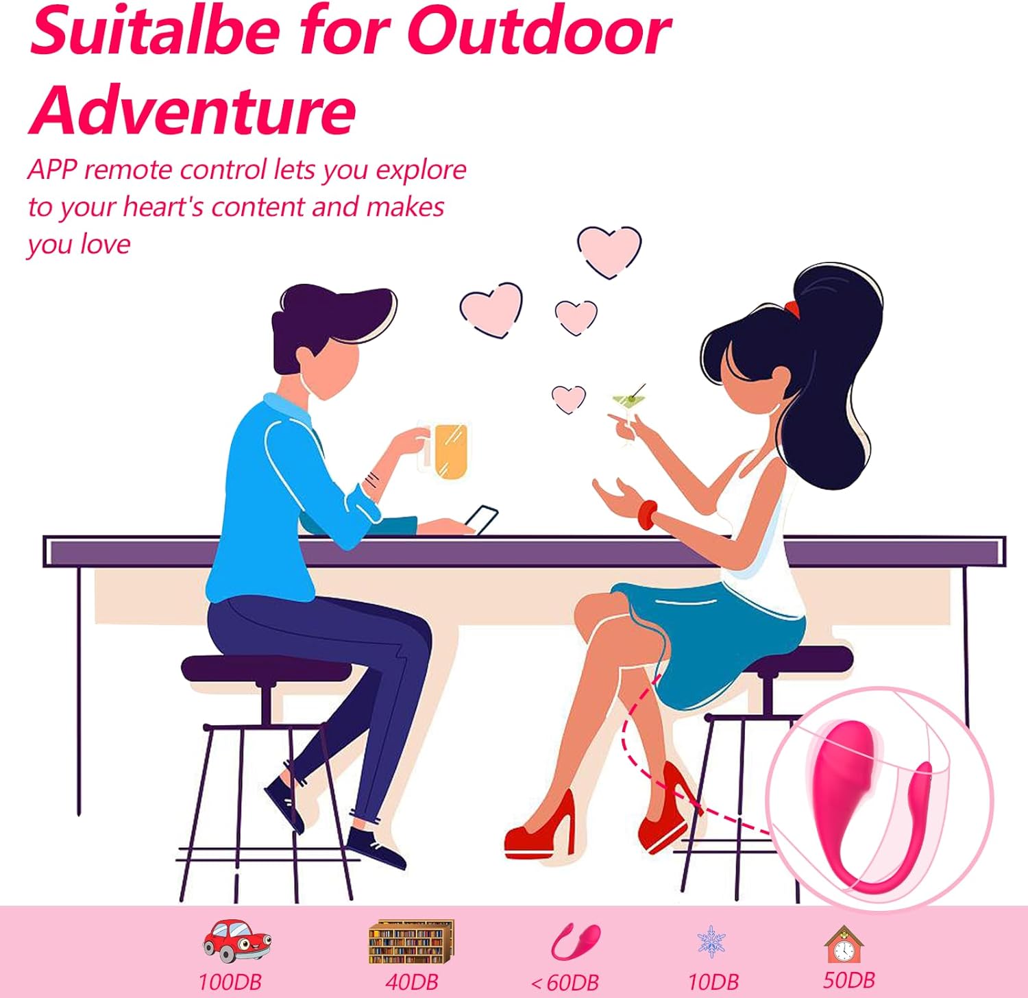 PulsePlay Remote Egg Vibrator with App Control - SinfulX - Personal Care > Sexual Wellness > Egg Vibrator