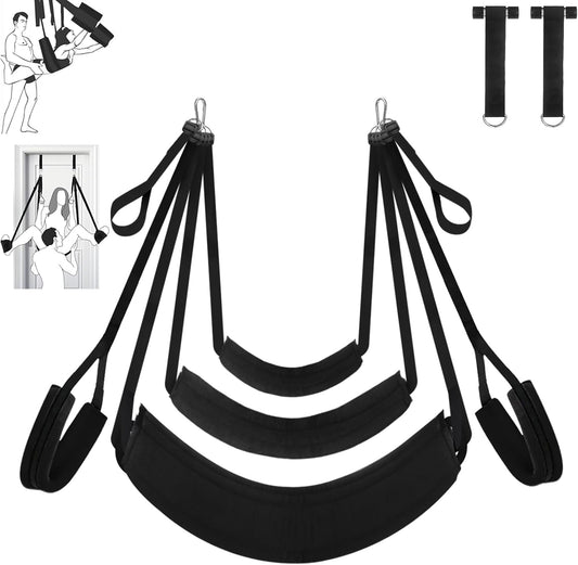 MidnightLift Door Sex Swing with Cushions & Straps - SinfulX - 