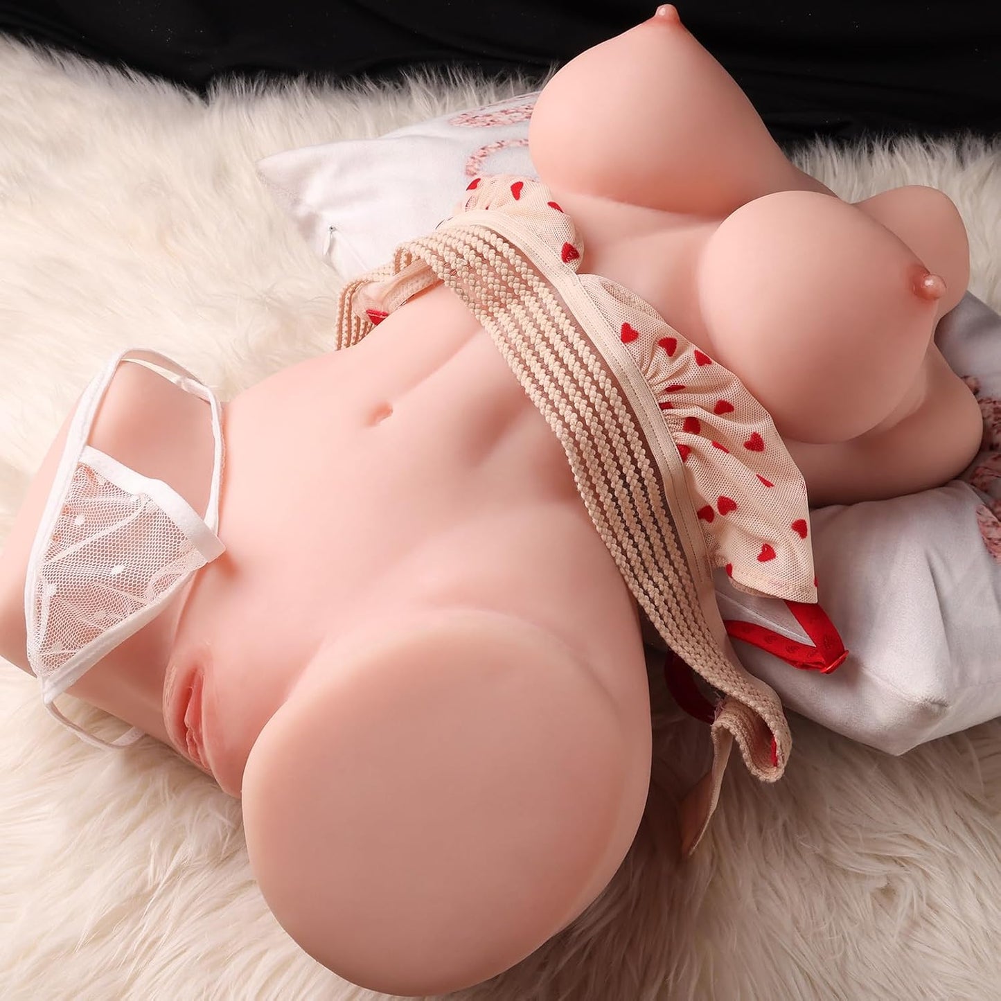 Sex Doll Torso for Men Adult Sex Toys with Pussy Ass Boobs, Muscular Vest Lines for Male Masturbators 3 in 1 Realistic Sex Dolls Toys Female Torso with Breats and 3D Vagina Anus Love Doll - Flesh XQ - SinfulX - 