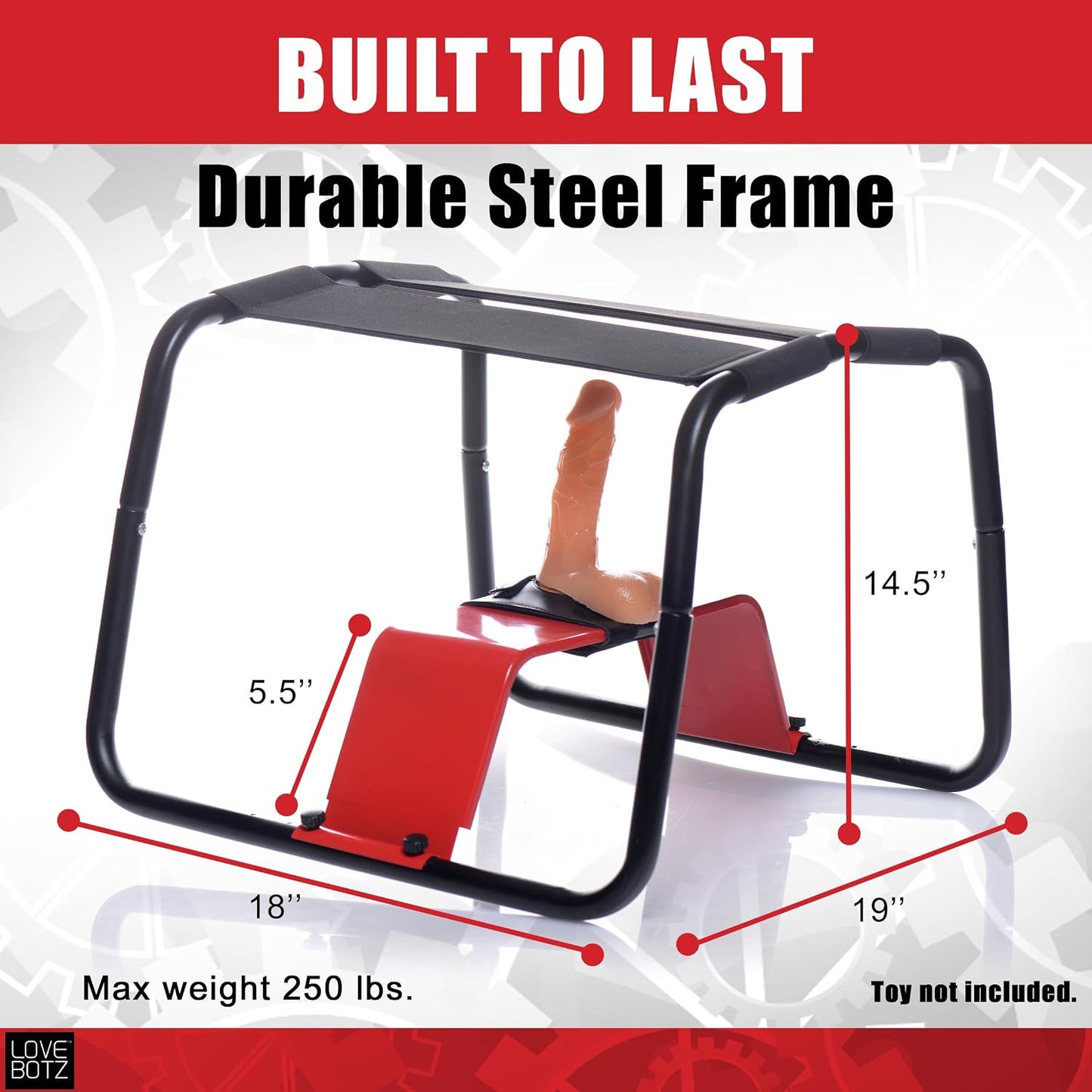 SinPerch Extreme Sex Stool | Compact BDSM Bench