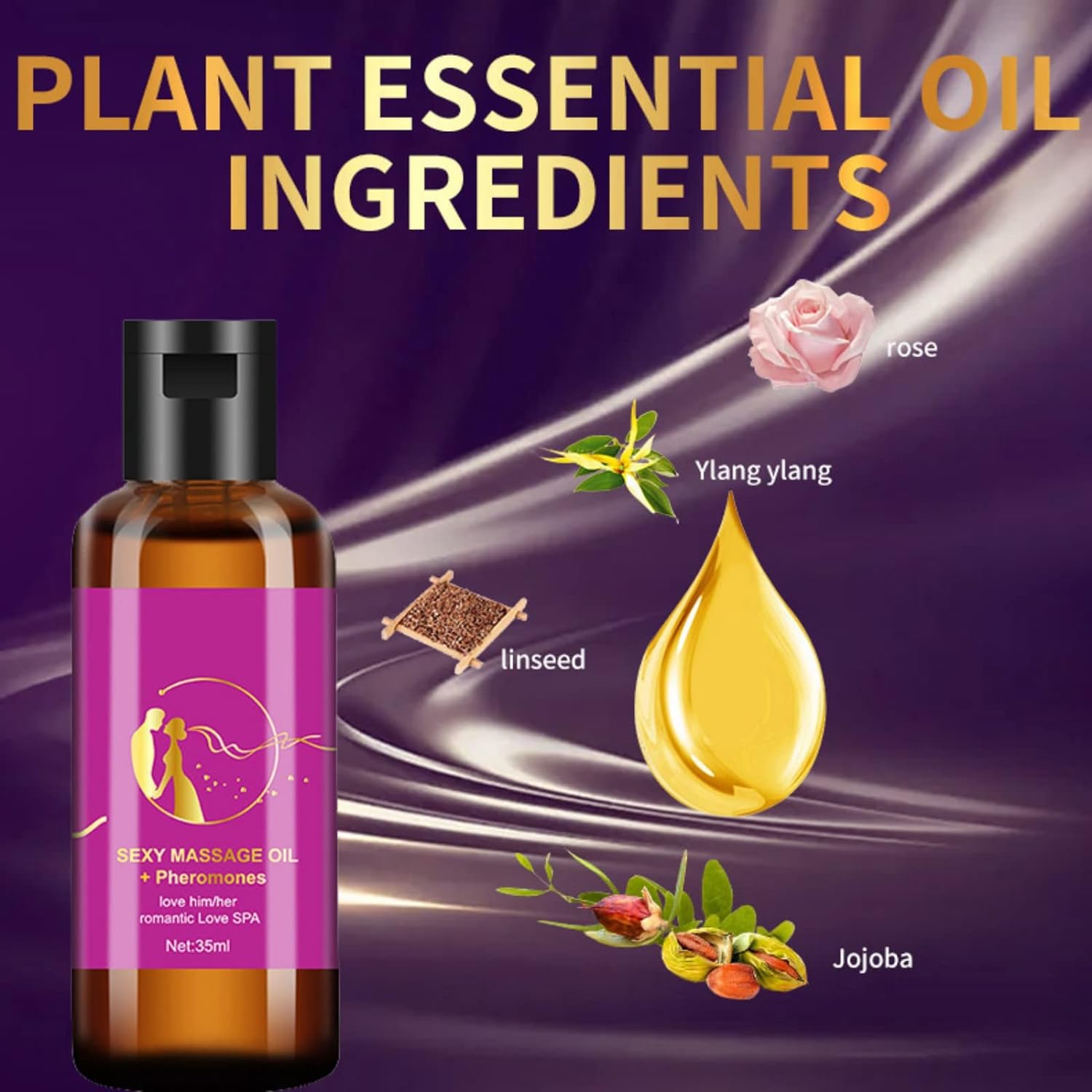 Sensual Massage Pheromones Oil for Couples - SinfulX