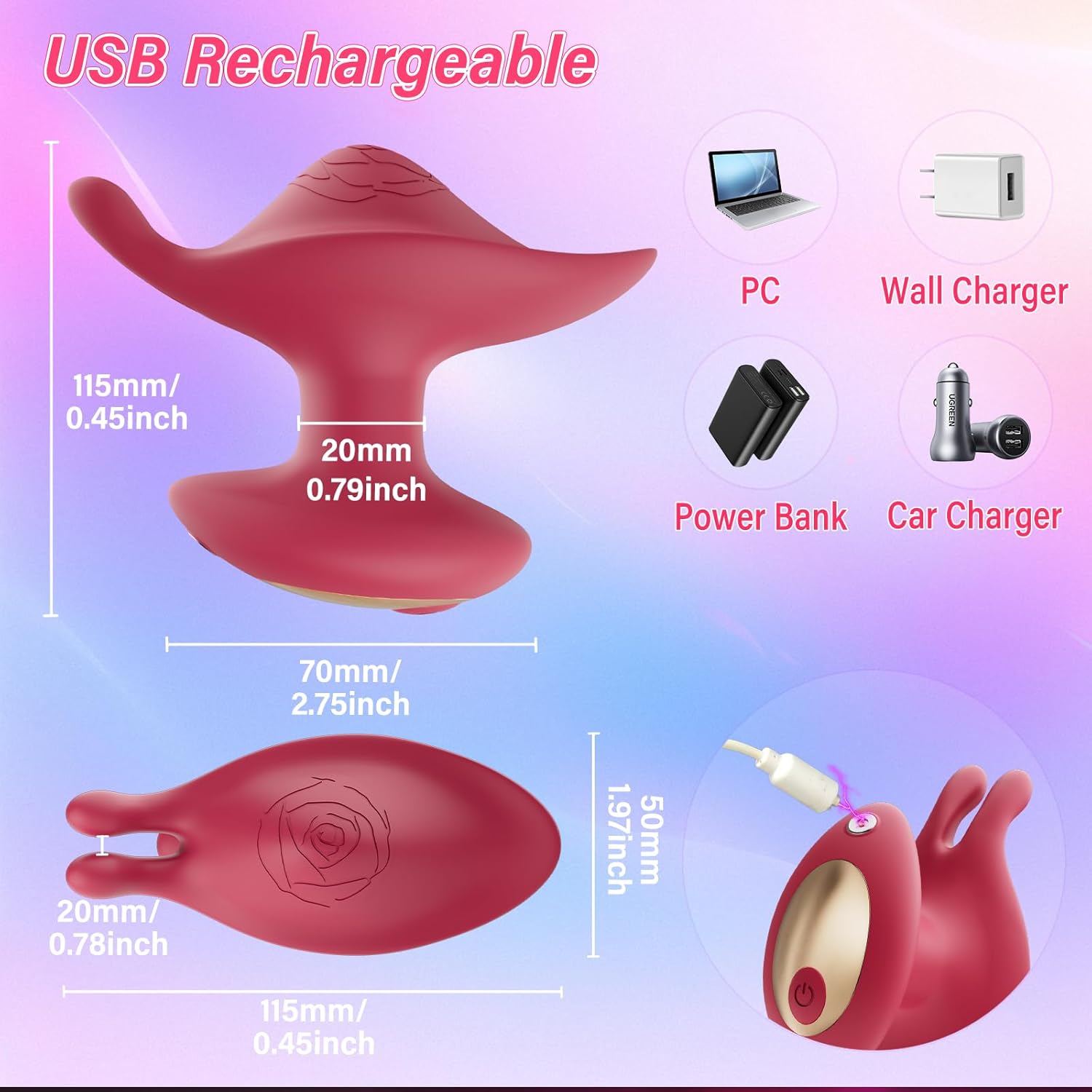MiniPulse Clitoral Rabbit Vibrator - SinfulX