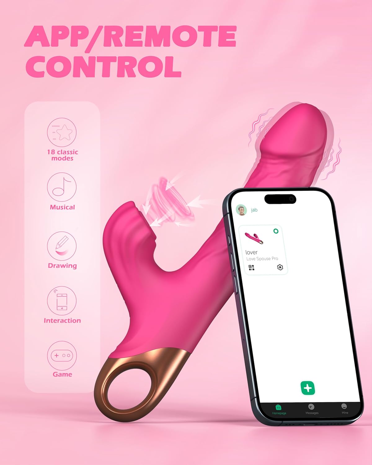 PowerPoint Thrusting Suction G - Spot Vibrator - SinfulX
