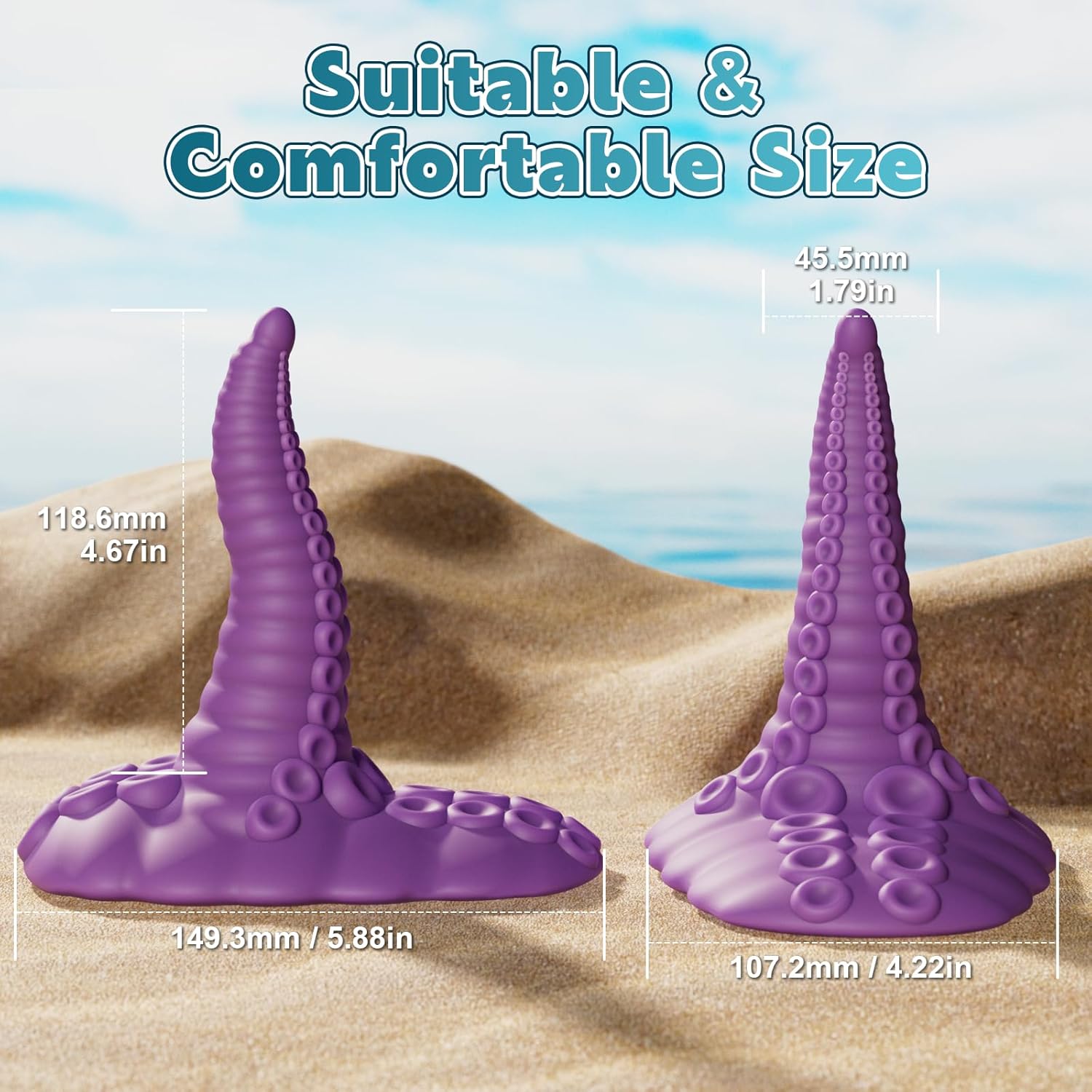 EuphorWave Remote Control Monster Dildo - SinfulX
