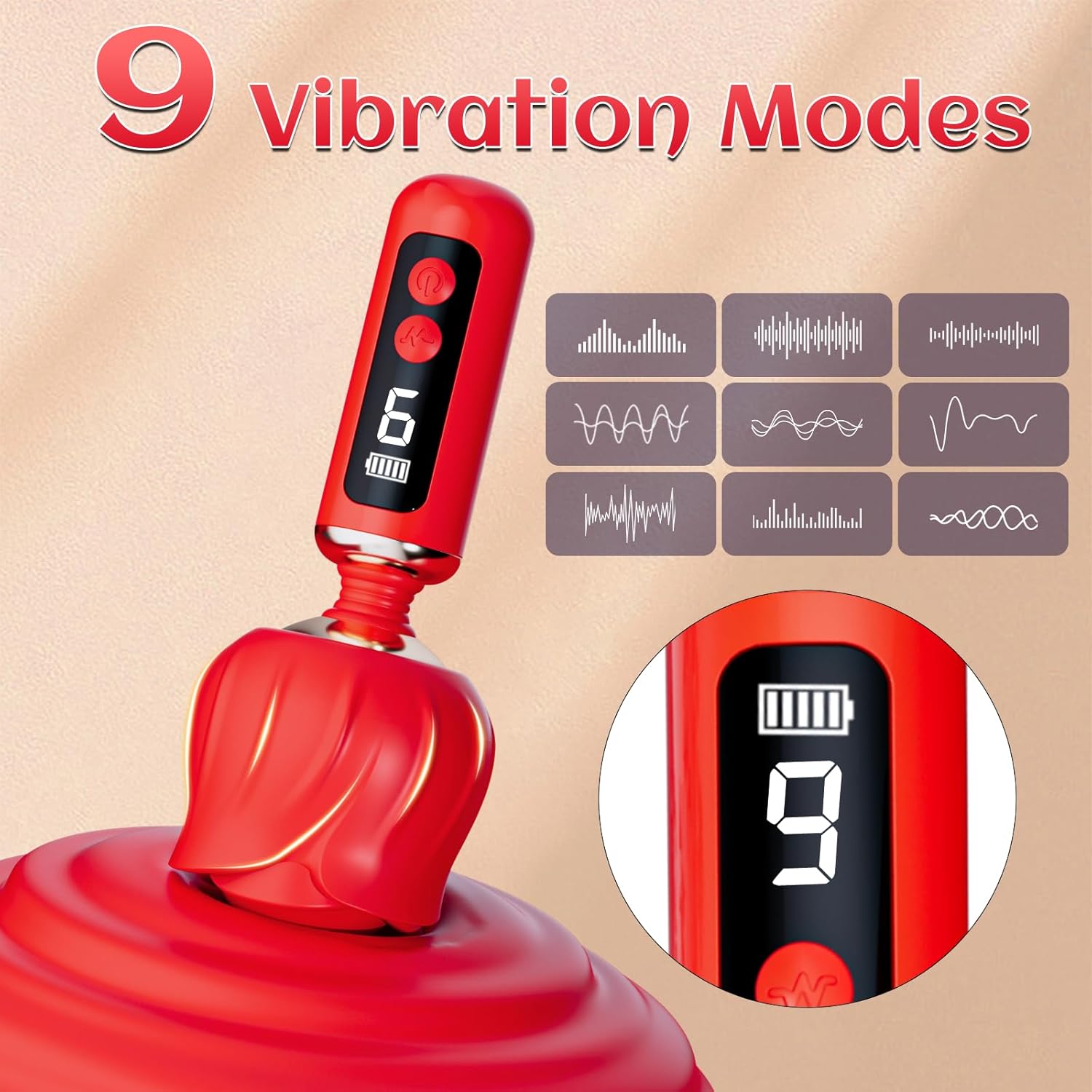 MonarchScepter Rose Clitoral Vibrator - SinfulX