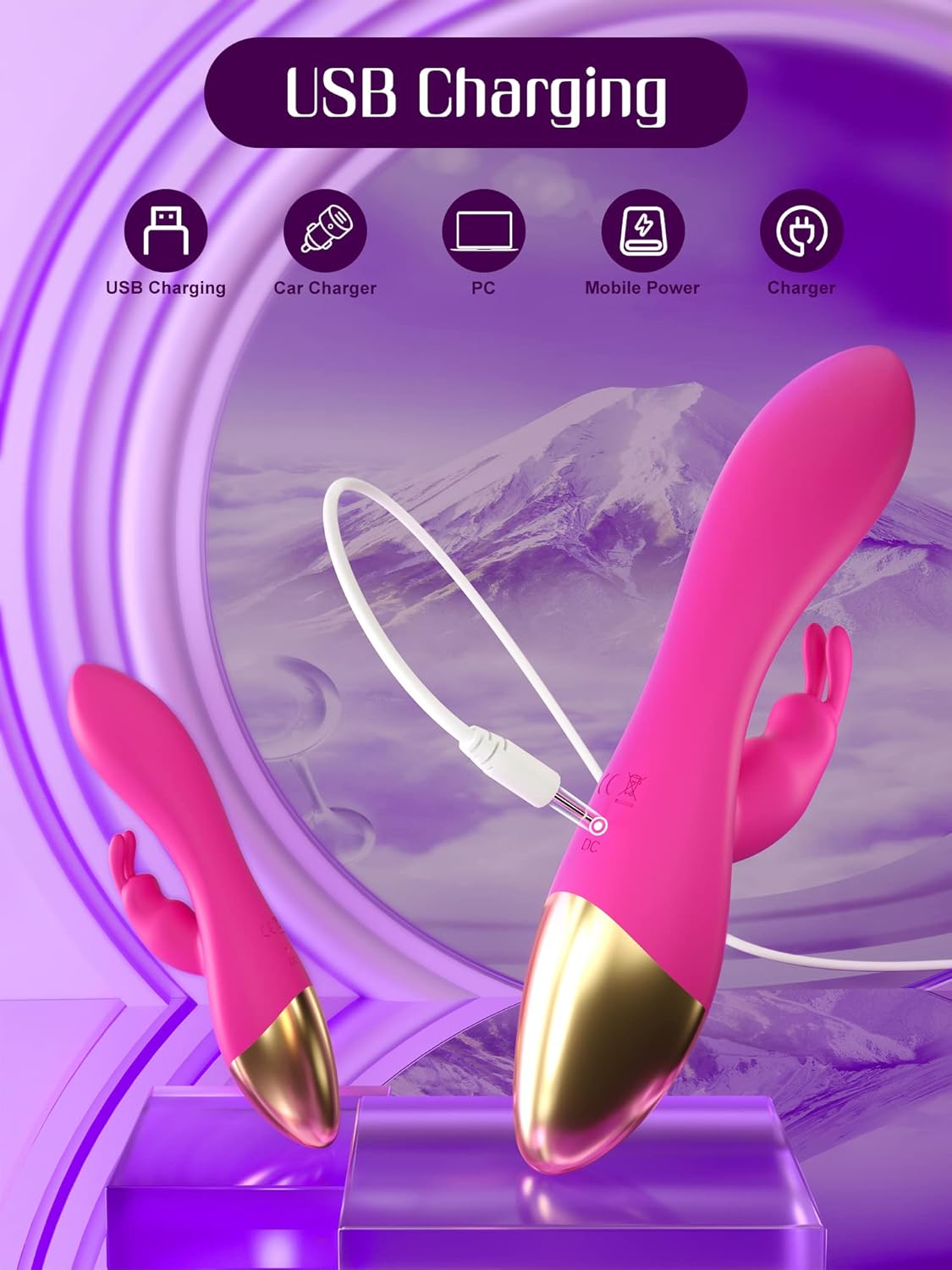 FairyLust Clitoris Stimulation Rabbit Vibrator - SinfulX
