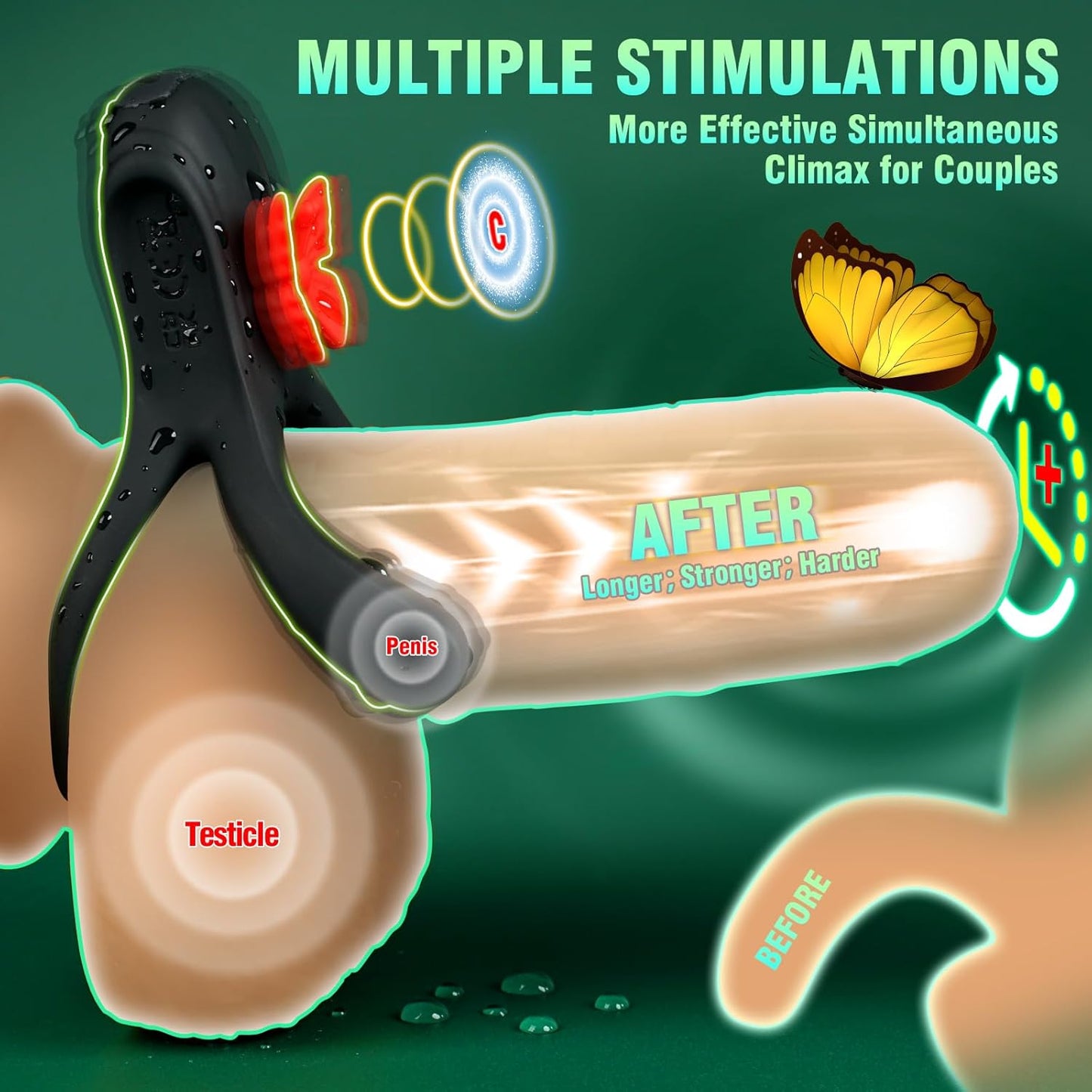 IronGrace Vibrating Couples' Penis Ring - SinfulX