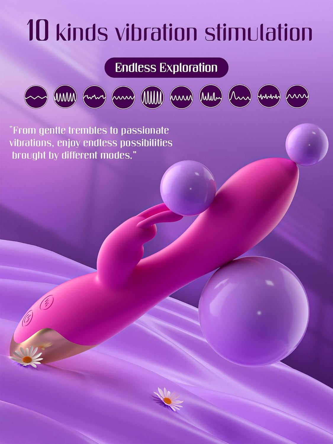 FairyLust Clitoris Stimulation Rabbit Vibrator - SinfulX