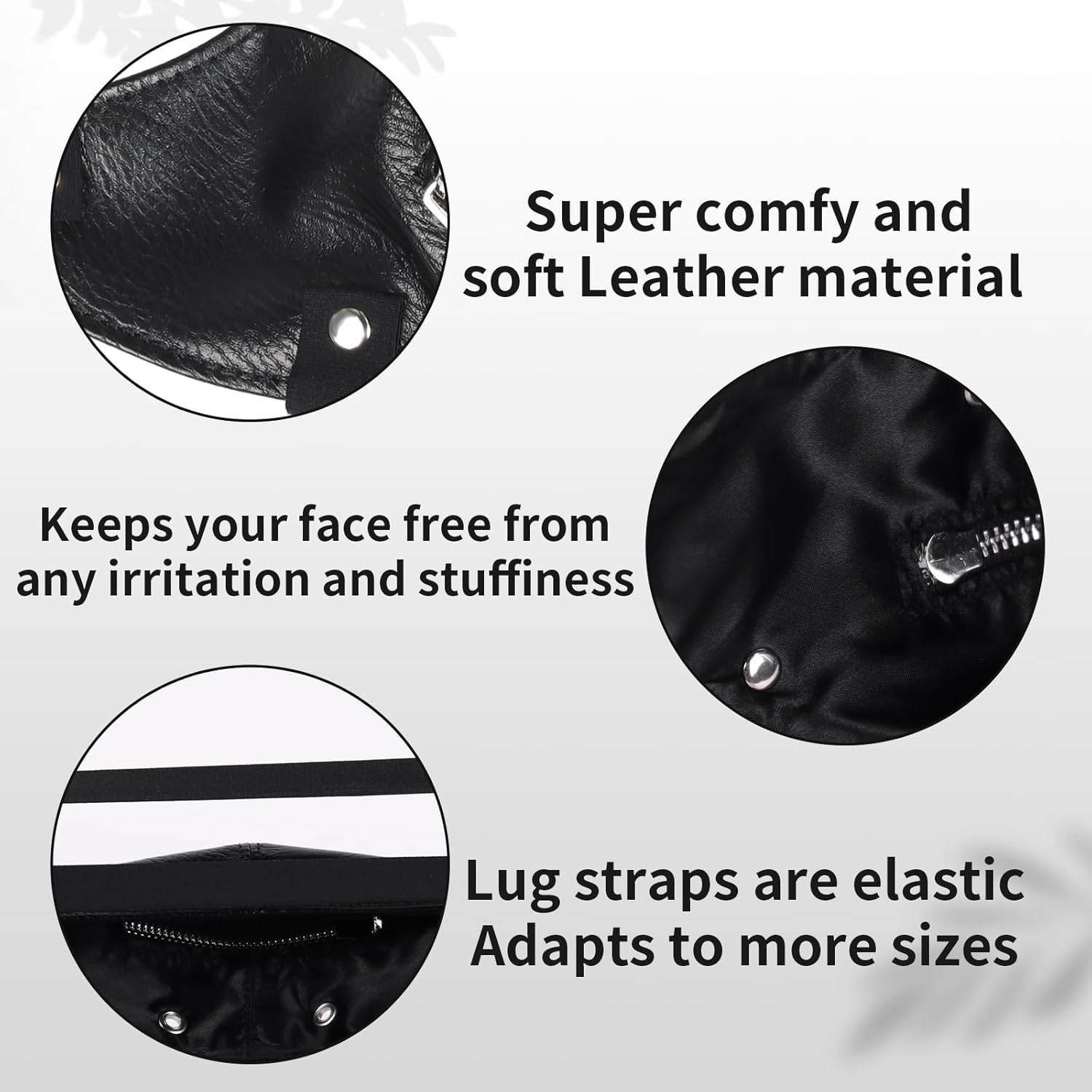TetheredLuxe BDSM Bondage Zipper Mask - SinfulX
