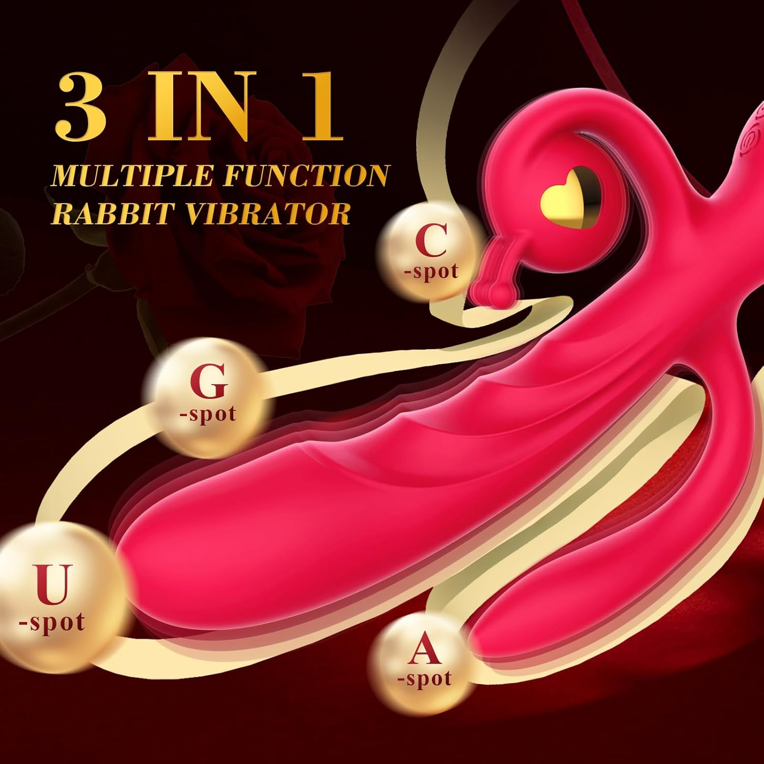 TriLure 3 - in - 1 Clit, G - Spot & Anal Vibrator - SinfulX - Personal Care > Sexual Wellness > G - Spot Vibrator
