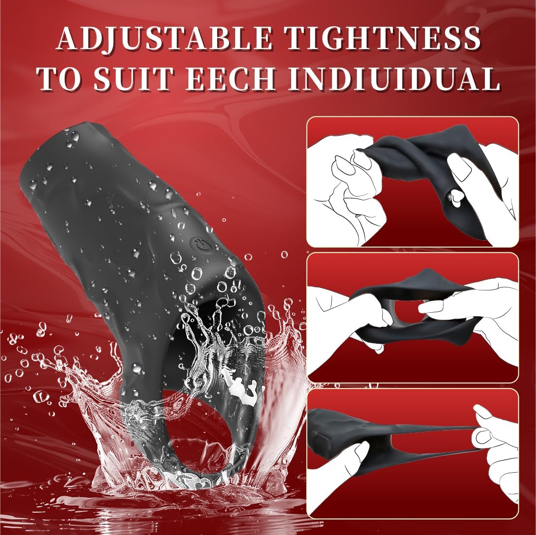 ShadowVibe Vibrating Penis Sleeve - SinfulX