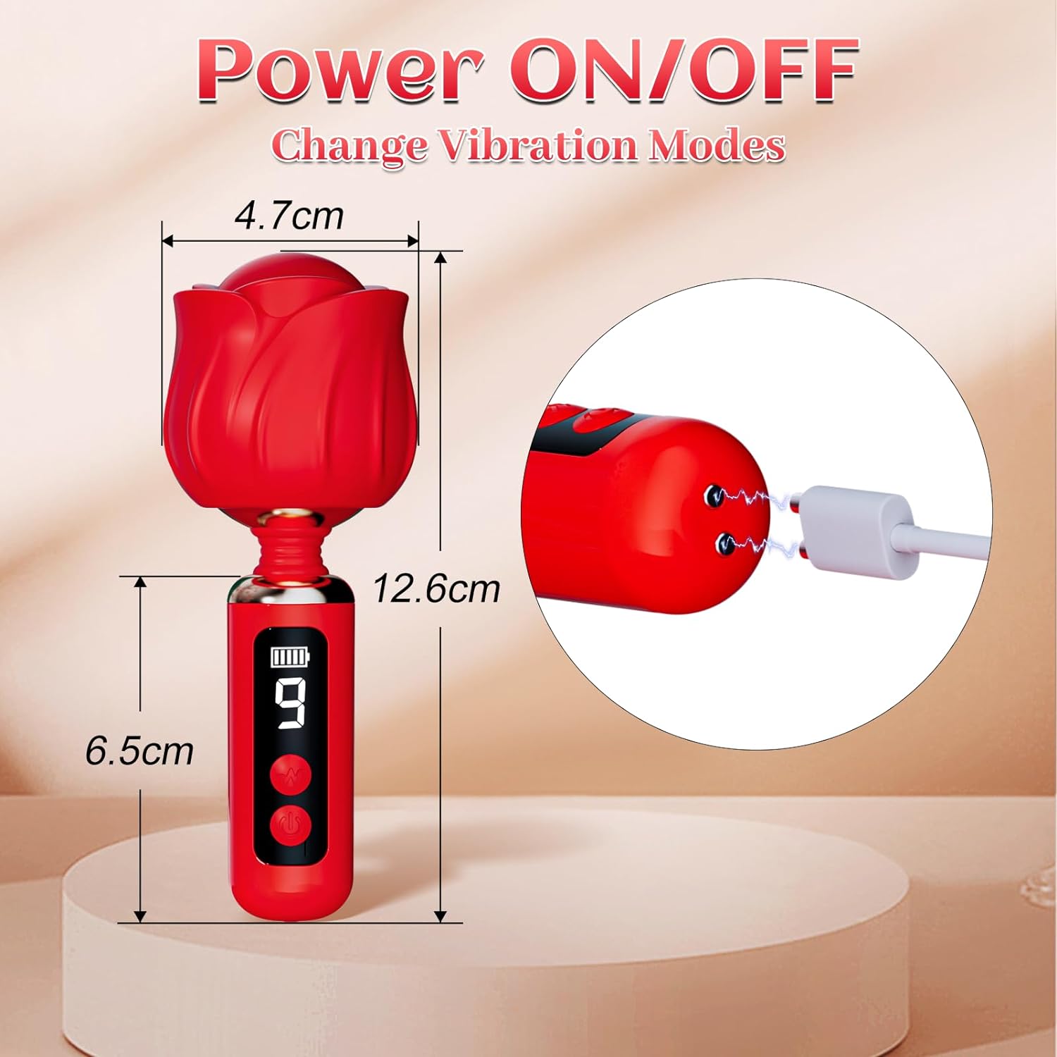 MonarchScepter Rose Clitoral Vibrator - SinfulX