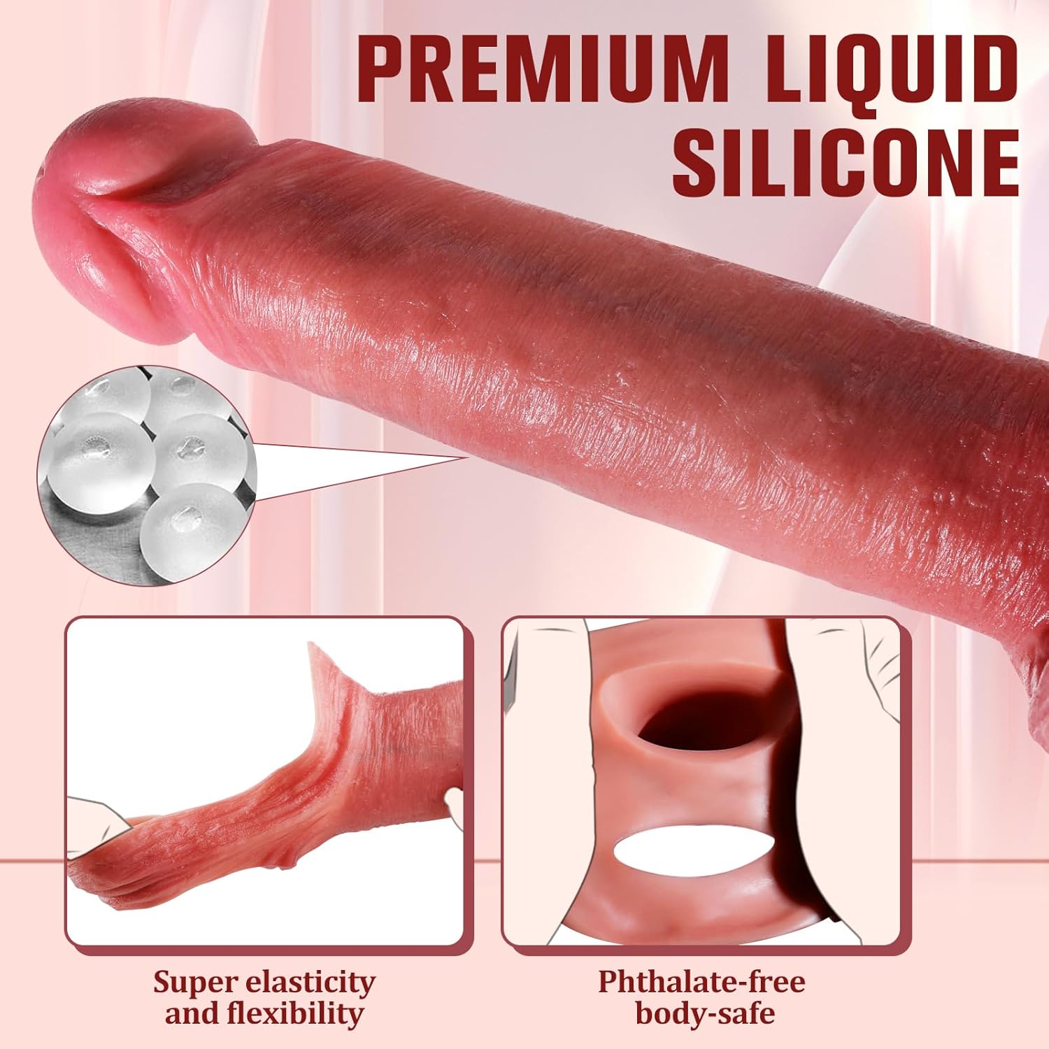 PrimeDepth Reusable Penis Sleeve Extender - SinfulX