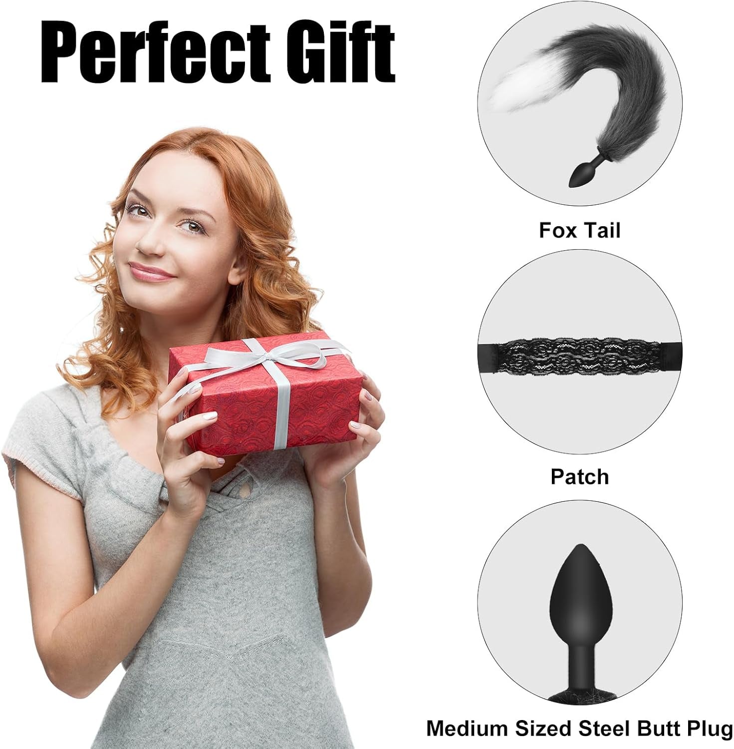 WildWhisper Silicone Fox Tail Butt Plug Beginner - SinfulX - 