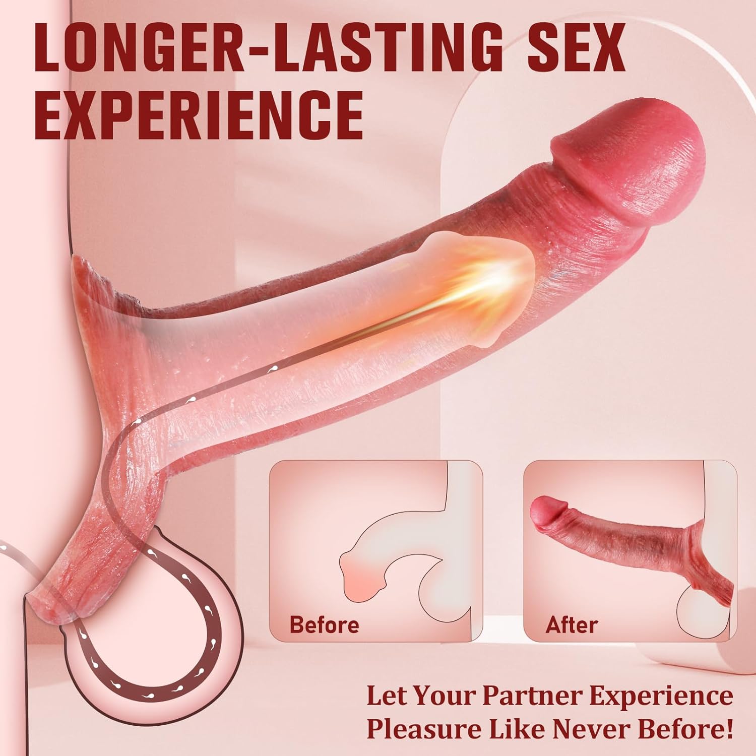 PrimeDepth Reusable Penis Sleeve Extender - SinfulX