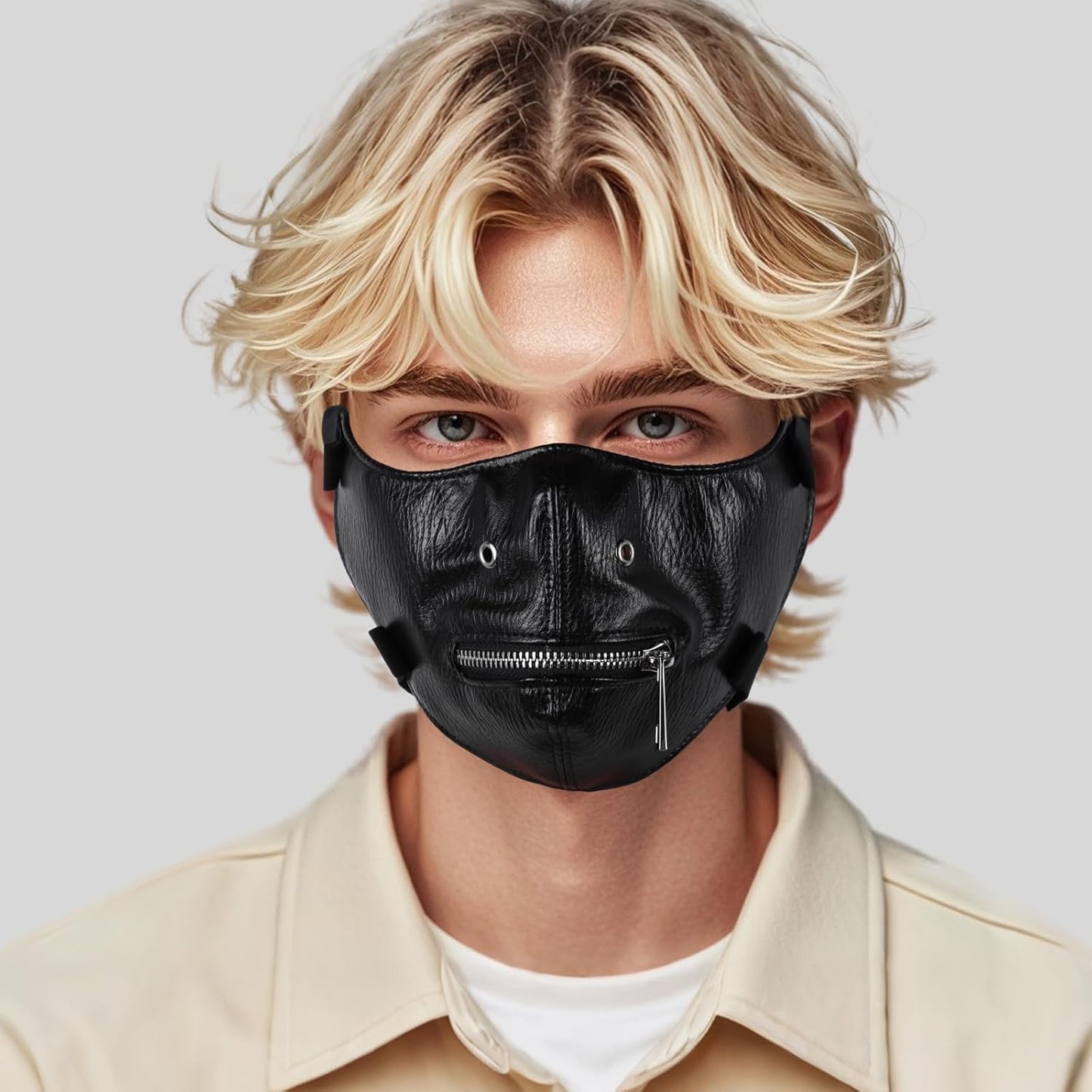 TetheredLuxe BDSM Bondage Zipper Mask - SinfulX