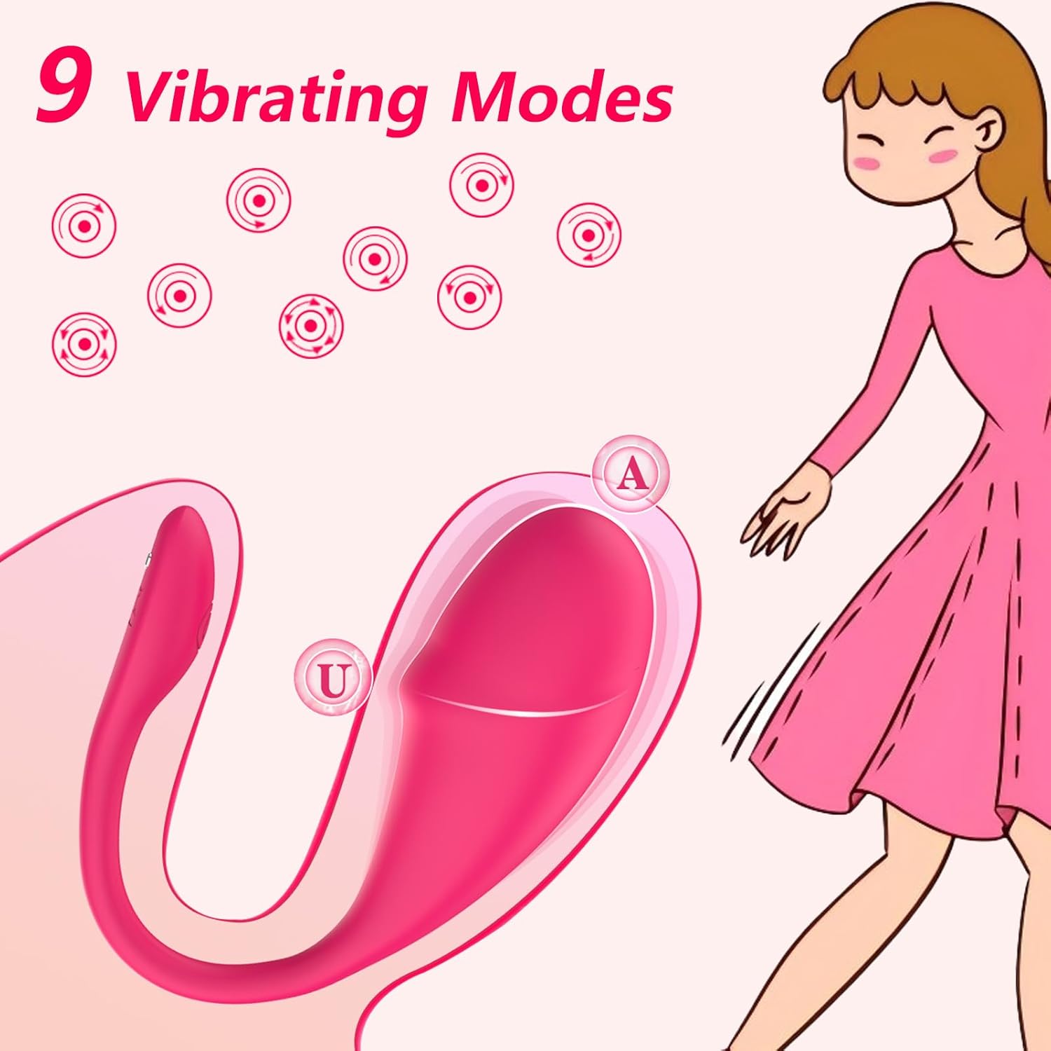 PulsePlay Remote Egg Vibrator with App Control - SinfulX - Personal Care > Sexual Wellness > Egg Vibrator