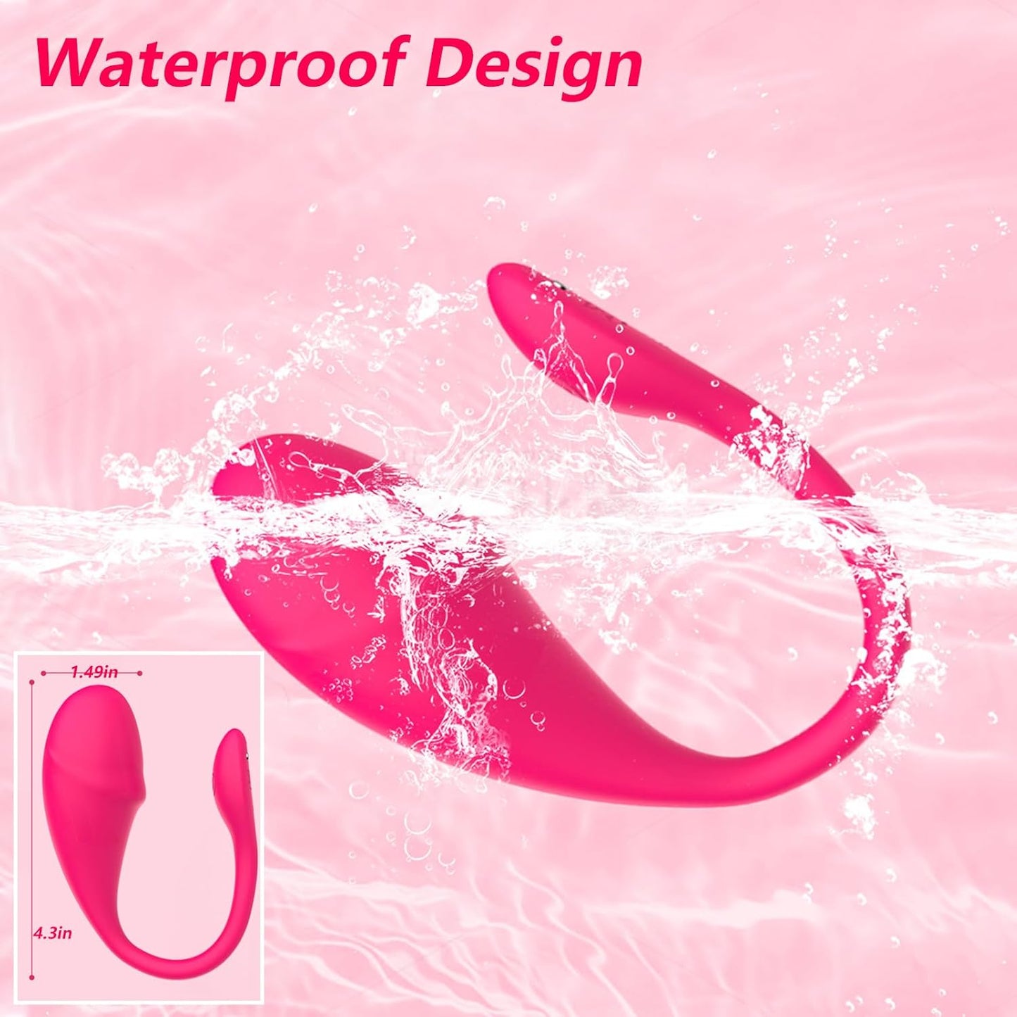 PulsePlay Remote Egg Vibrator with App Control - SinfulX - Personal Care > Sexual Wellness > Egg Vibrator