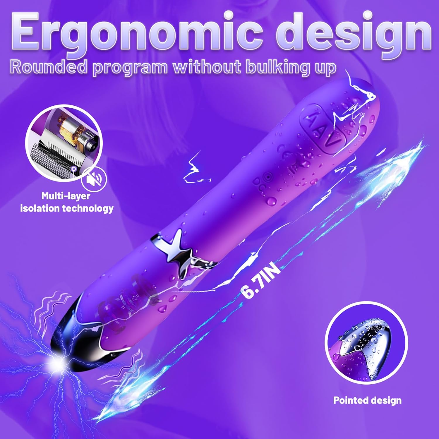 ShockWave Electro-Shock G-Spot & Anal Vibrator SinfulX ShockWave Electro-Shock G-Spot & Anal Vibrator SinfulX