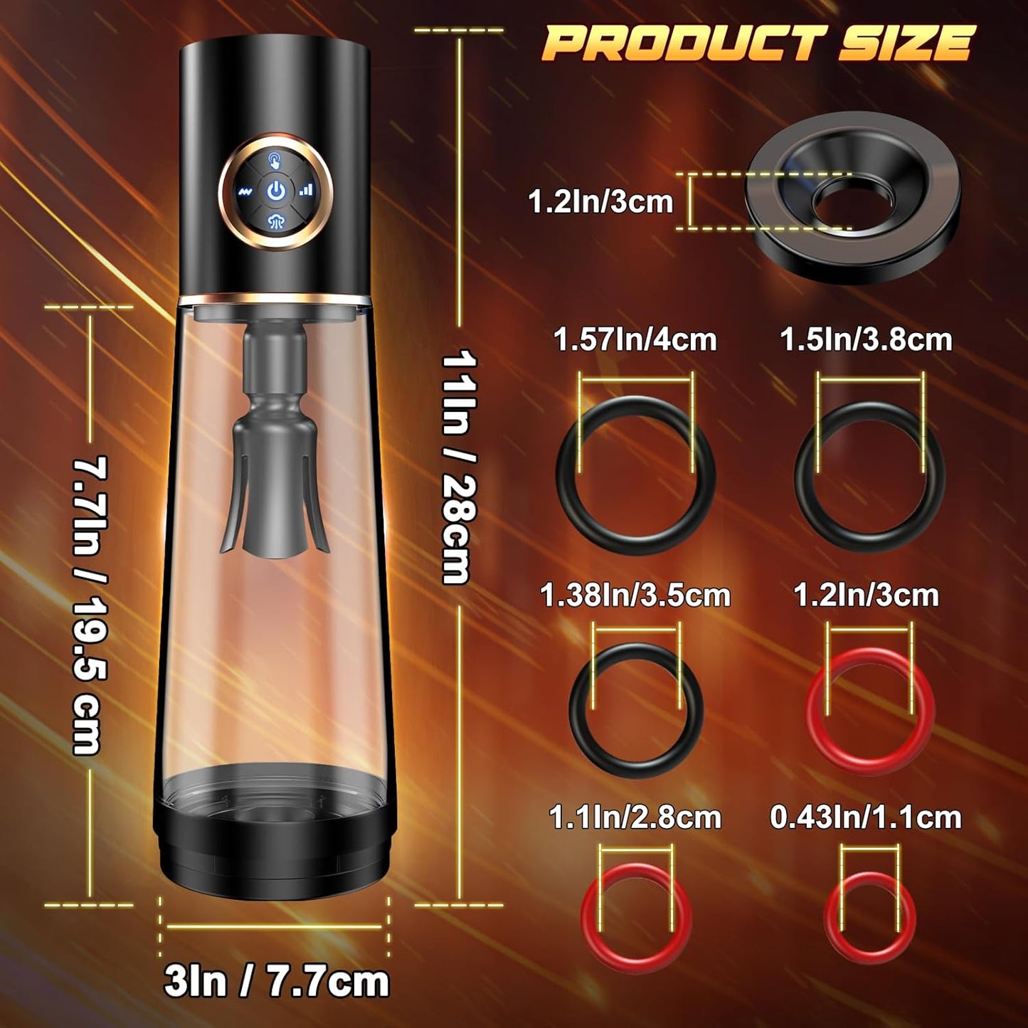 TriForce 3 - in - 1 Electric Penis Pump - SinfulX - 