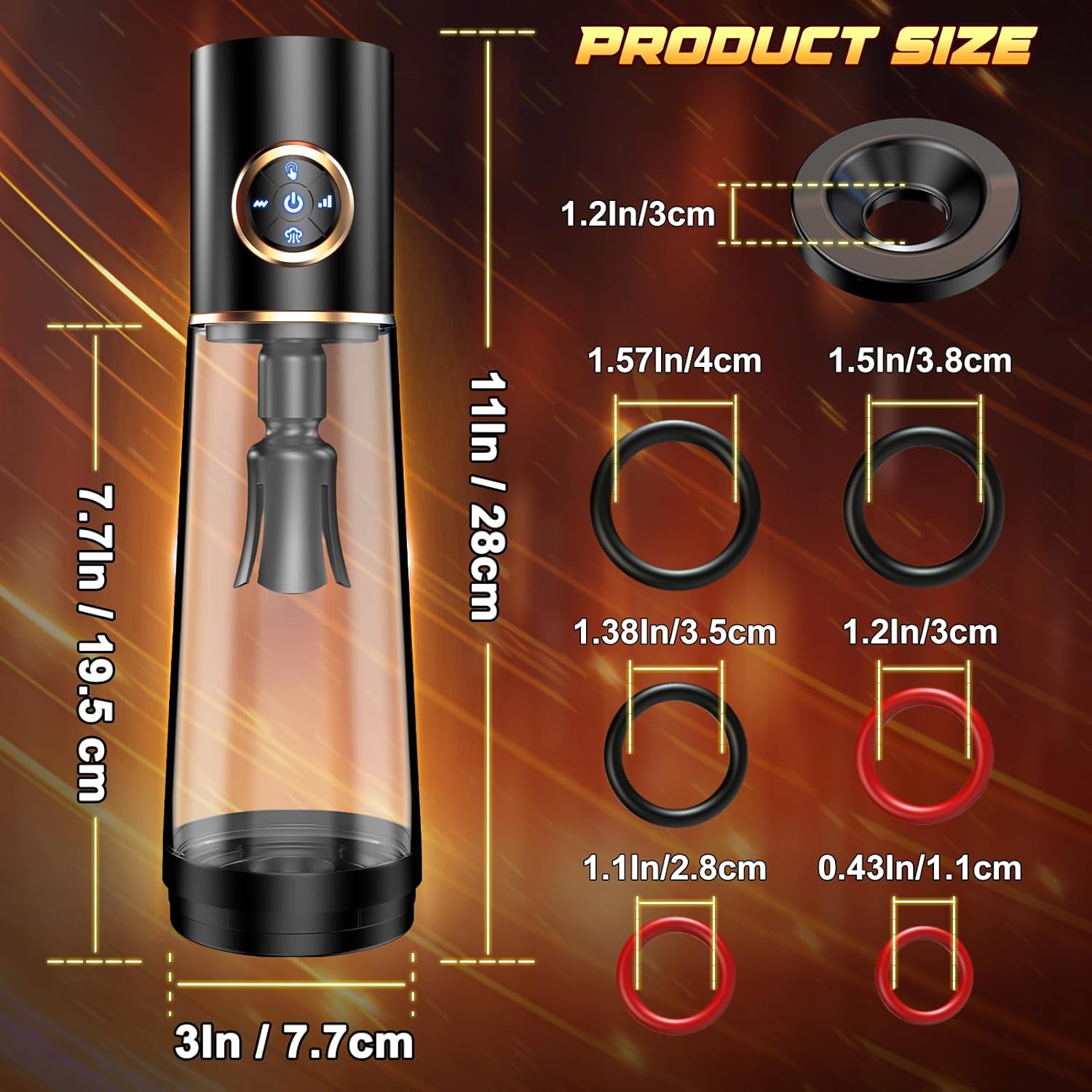 TriForce 3 - in - 1 Electric Penis Pump - SinfulX - 