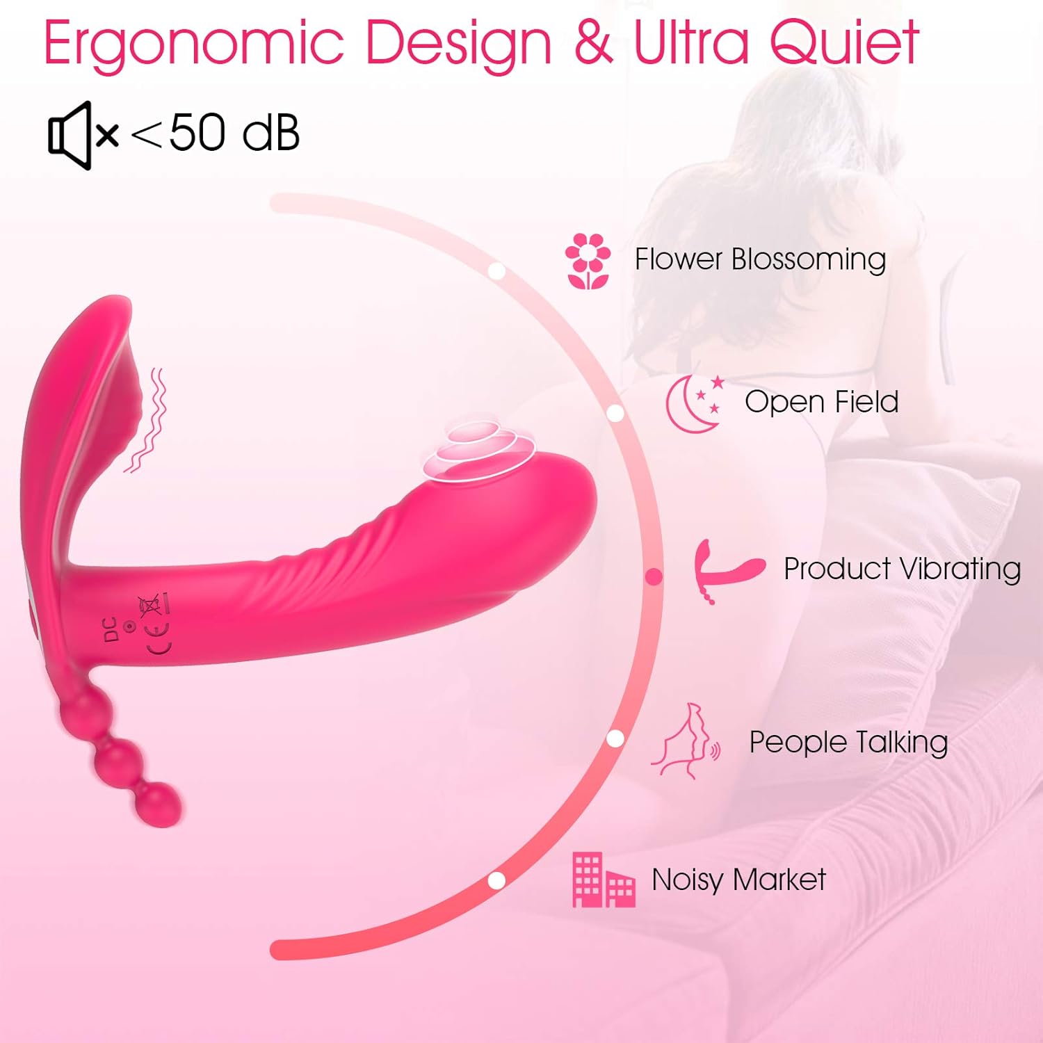 EtherealLoom Remote Control Triple Stimulation Vibrator - SinfulX
