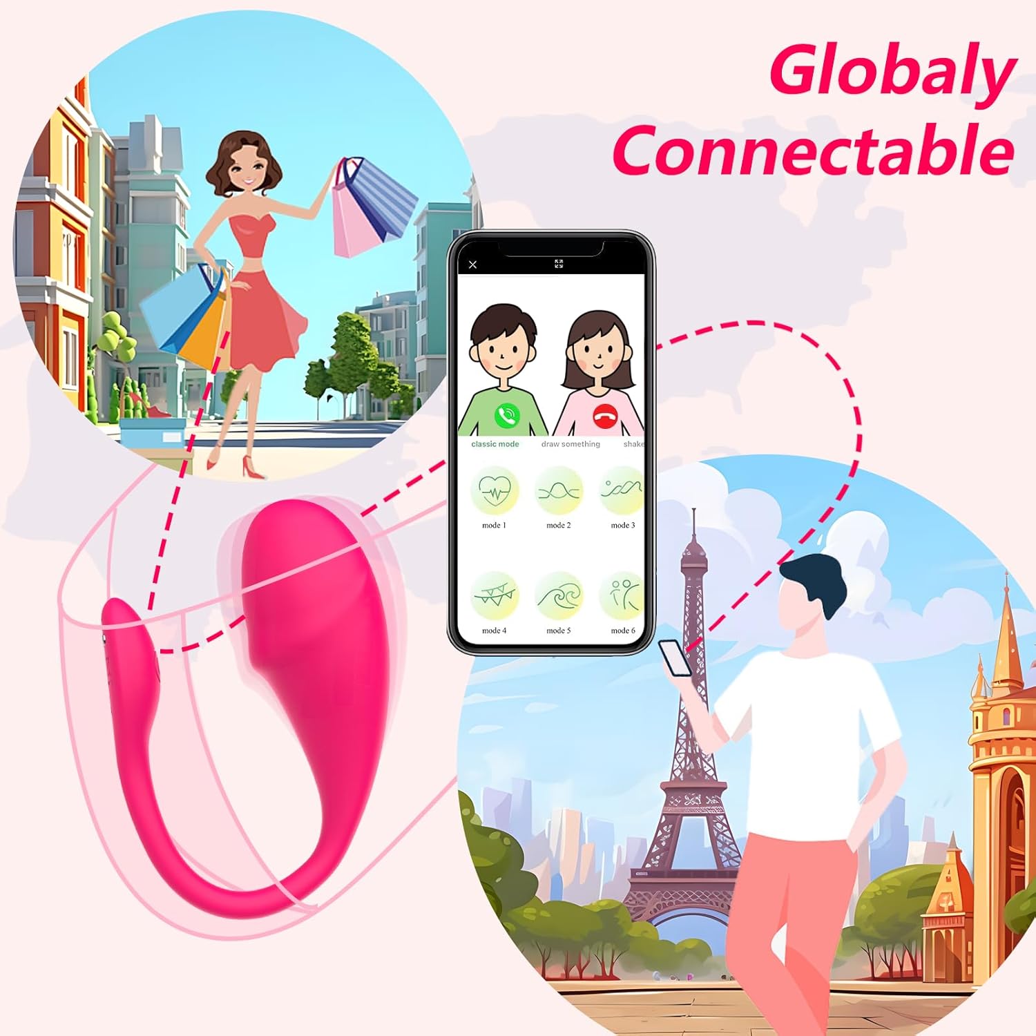 PulsePlay Remote Egg Vibrator with App Control - SinfulX - Personal Care > Sexual Wellness > Egg Vibrator