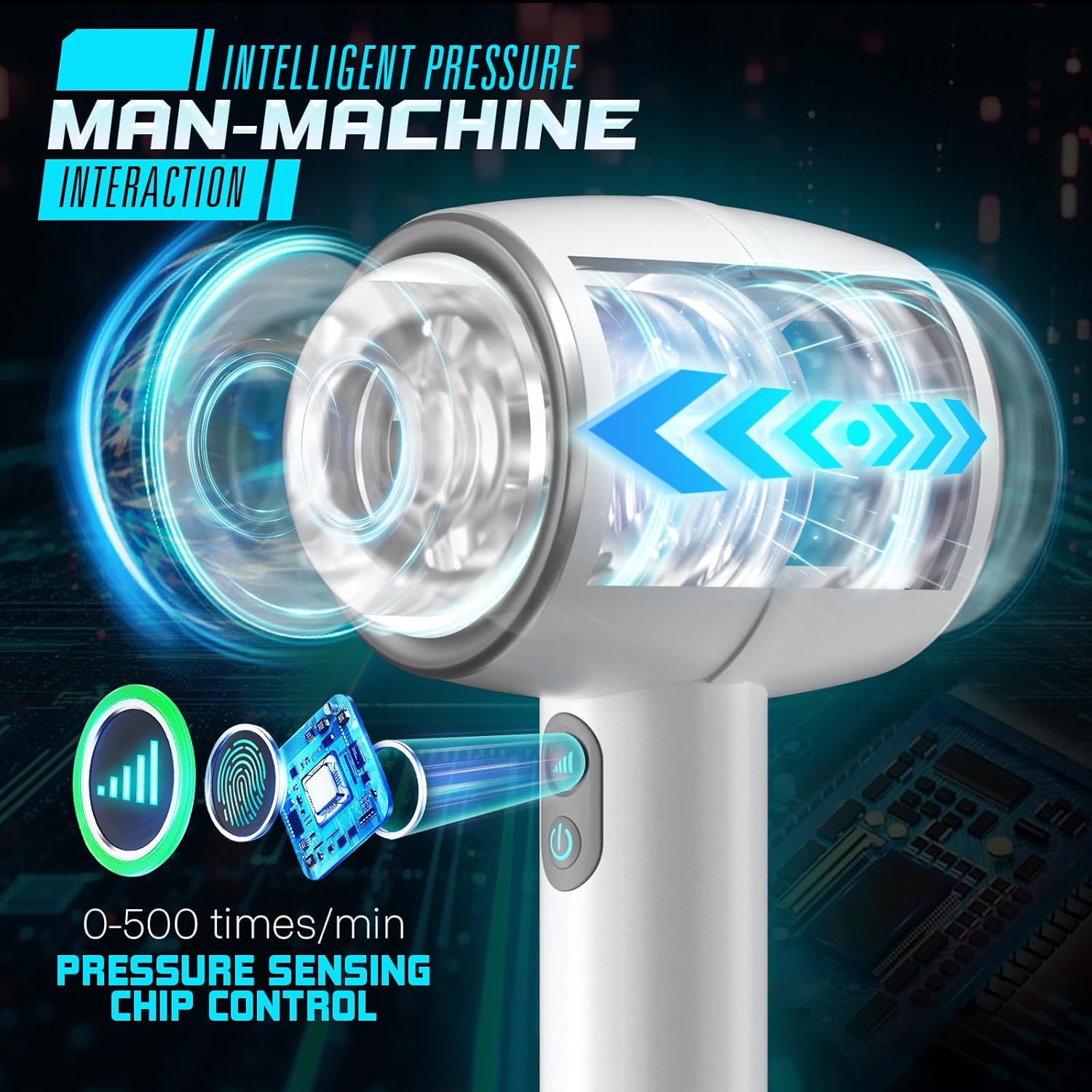 MonarchRage Automatic Thrusting Male Masturbator - SinfulX