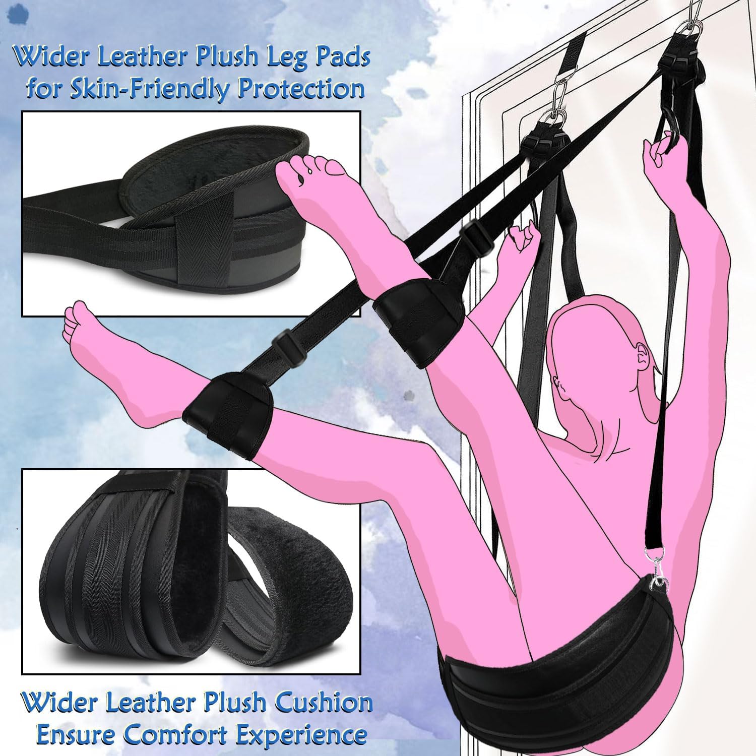 FlexiSwing 2 - in - 1 Door Sex Swing - SinfulX - Personal Care > Sexual Wellness > Sex Swing