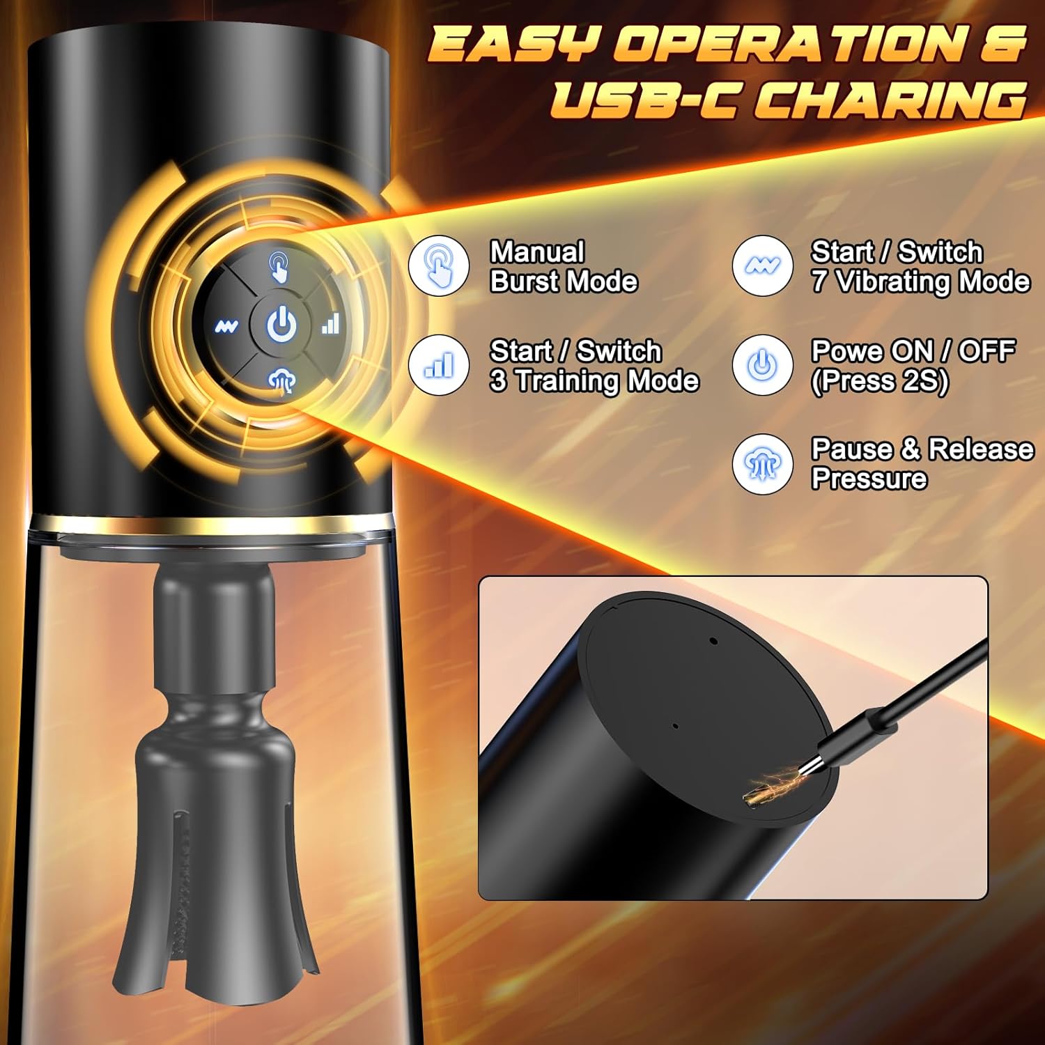 TriForce 3 - in - 1 Electric Penis Pump - SinfulX - 