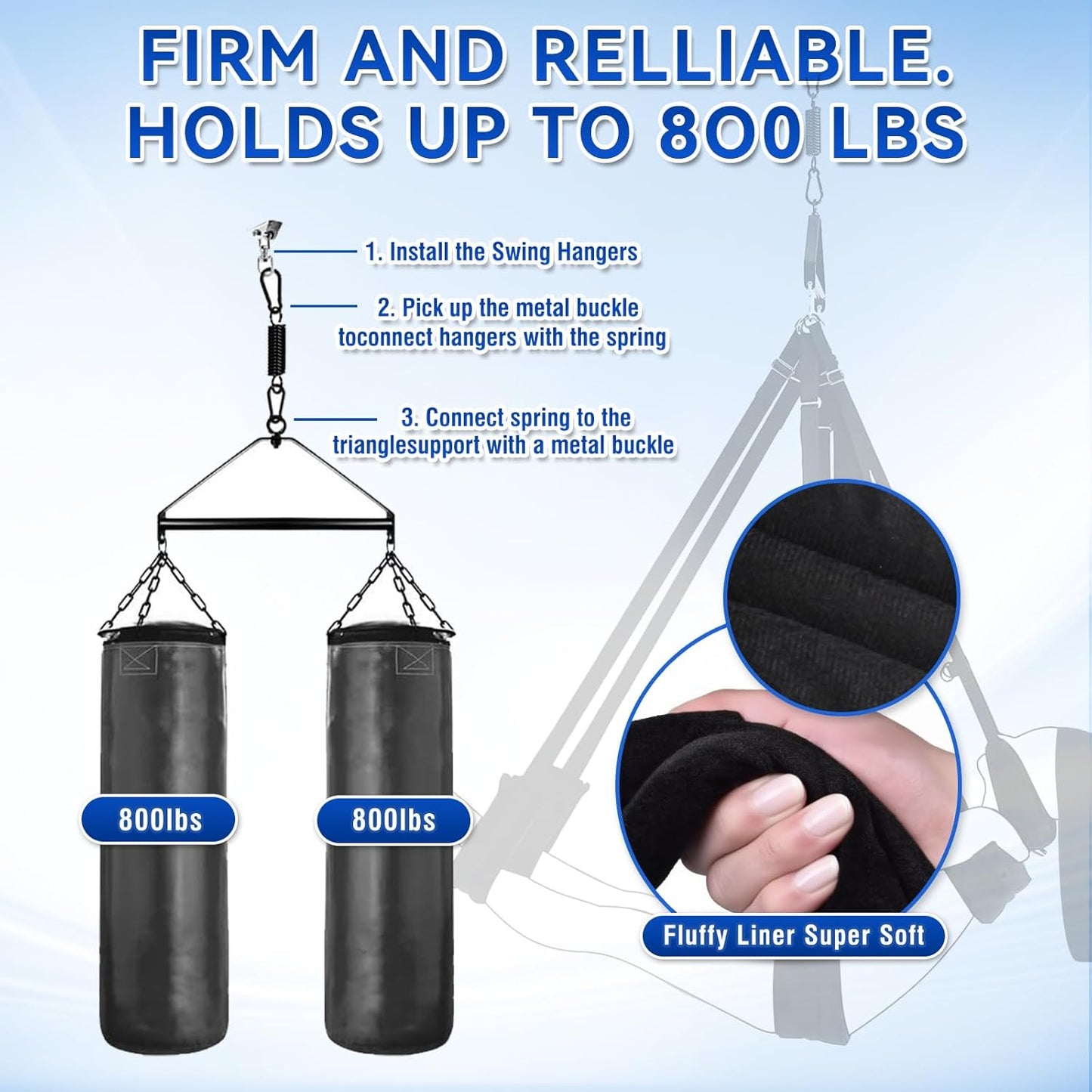 VirexaX 360° Ceiling Sex Swing Wide Cushion - SinfulX - Personal Care > Sexual Wellness > Sex Swing