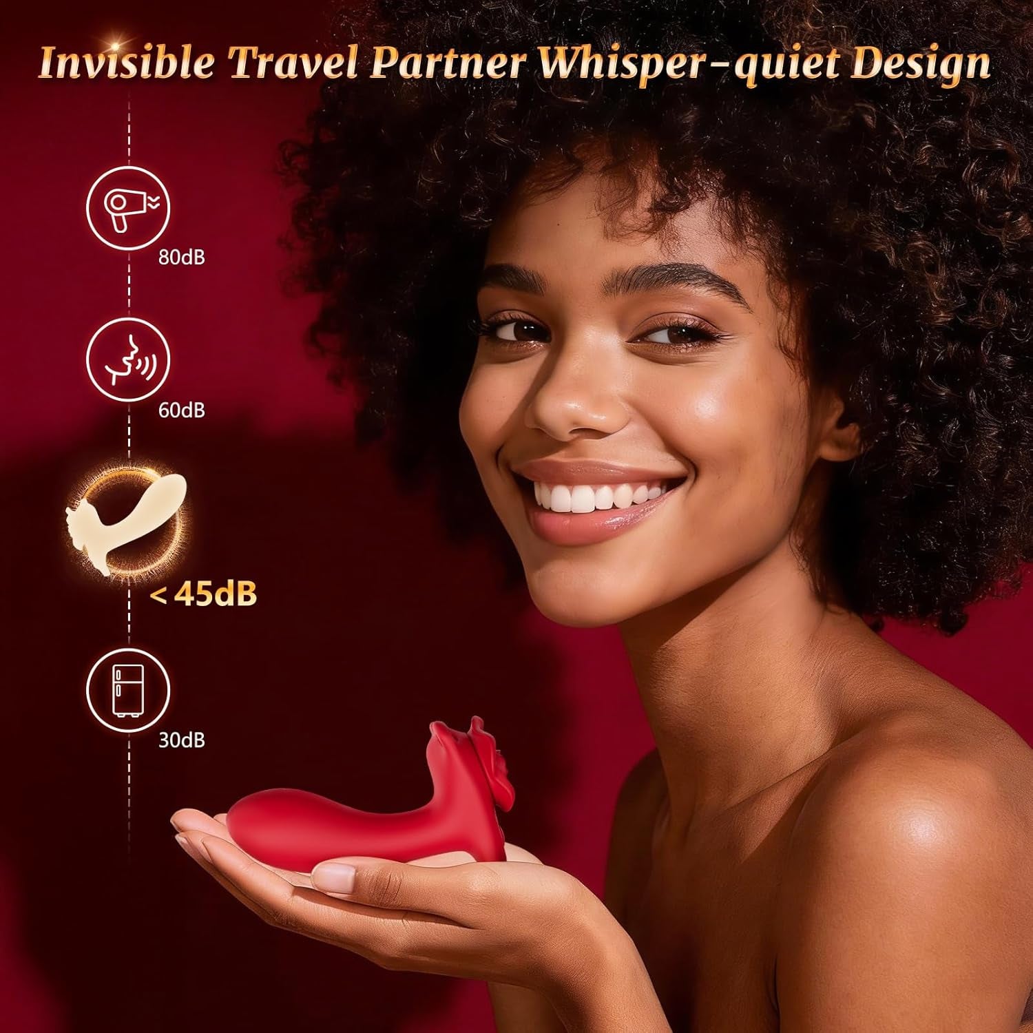 RoseRider Wearable Strap - On Panty Vibrator APP 10 Modes - SinfulX - Personal Care > Sexual Wellness > Panty Vibrator