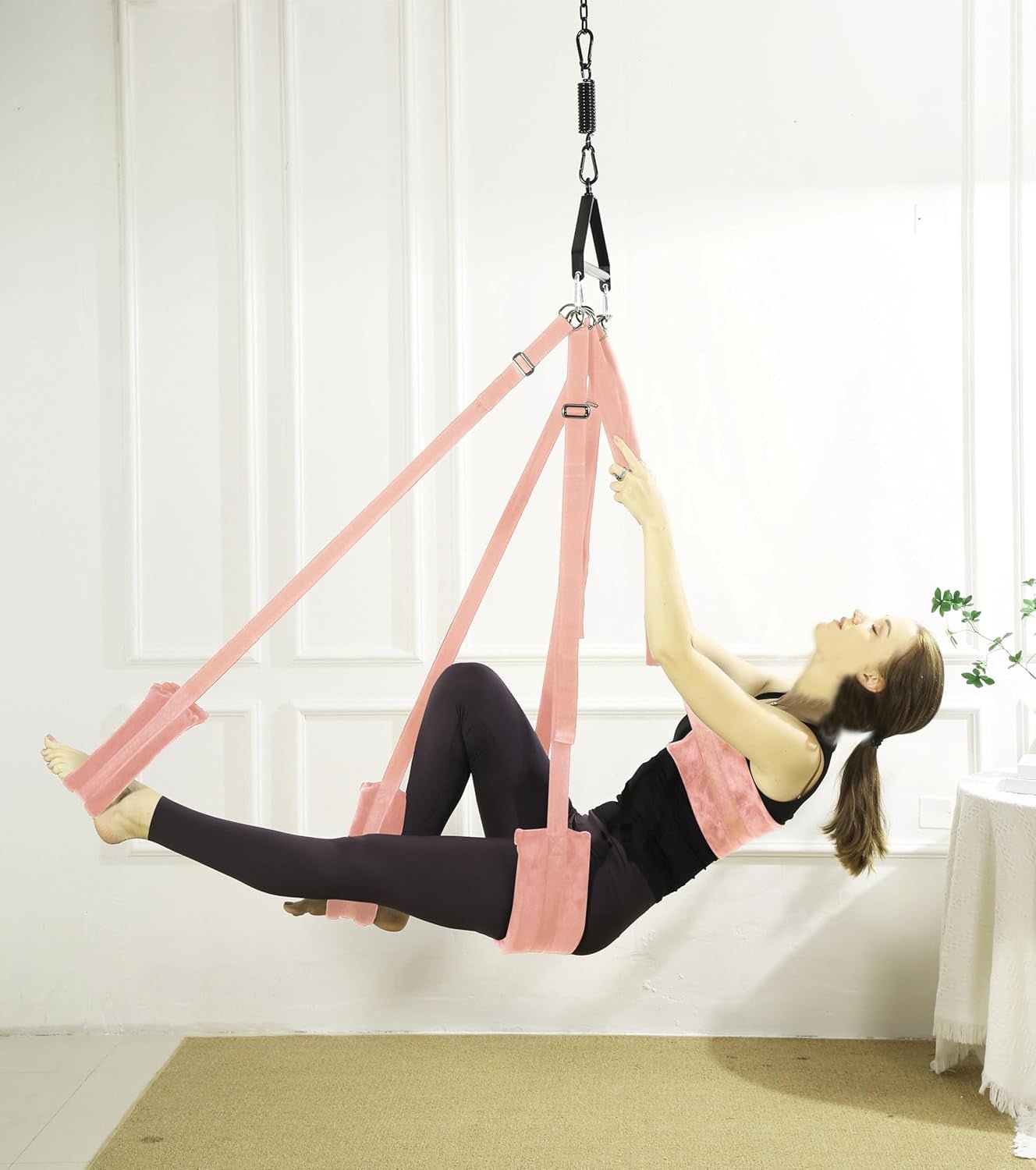 AeroLuxe 360° Sex Swing with Stand & Plush Cushions - SinfulX - Personal Care > Sexual Wellness > Sex Swing