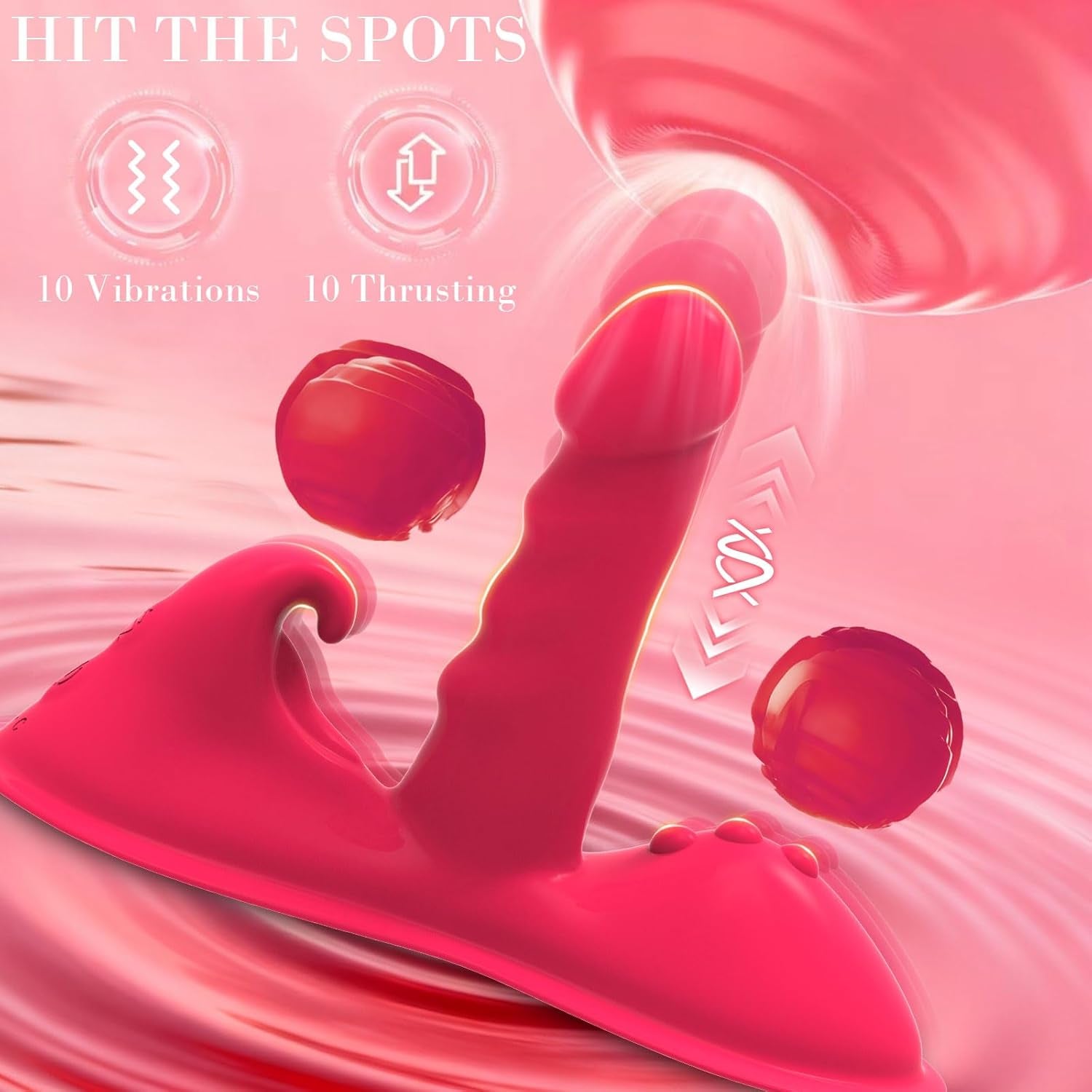 RideQueen Sit & Ride Thrusting Dildo with Remote - SinfulX - 