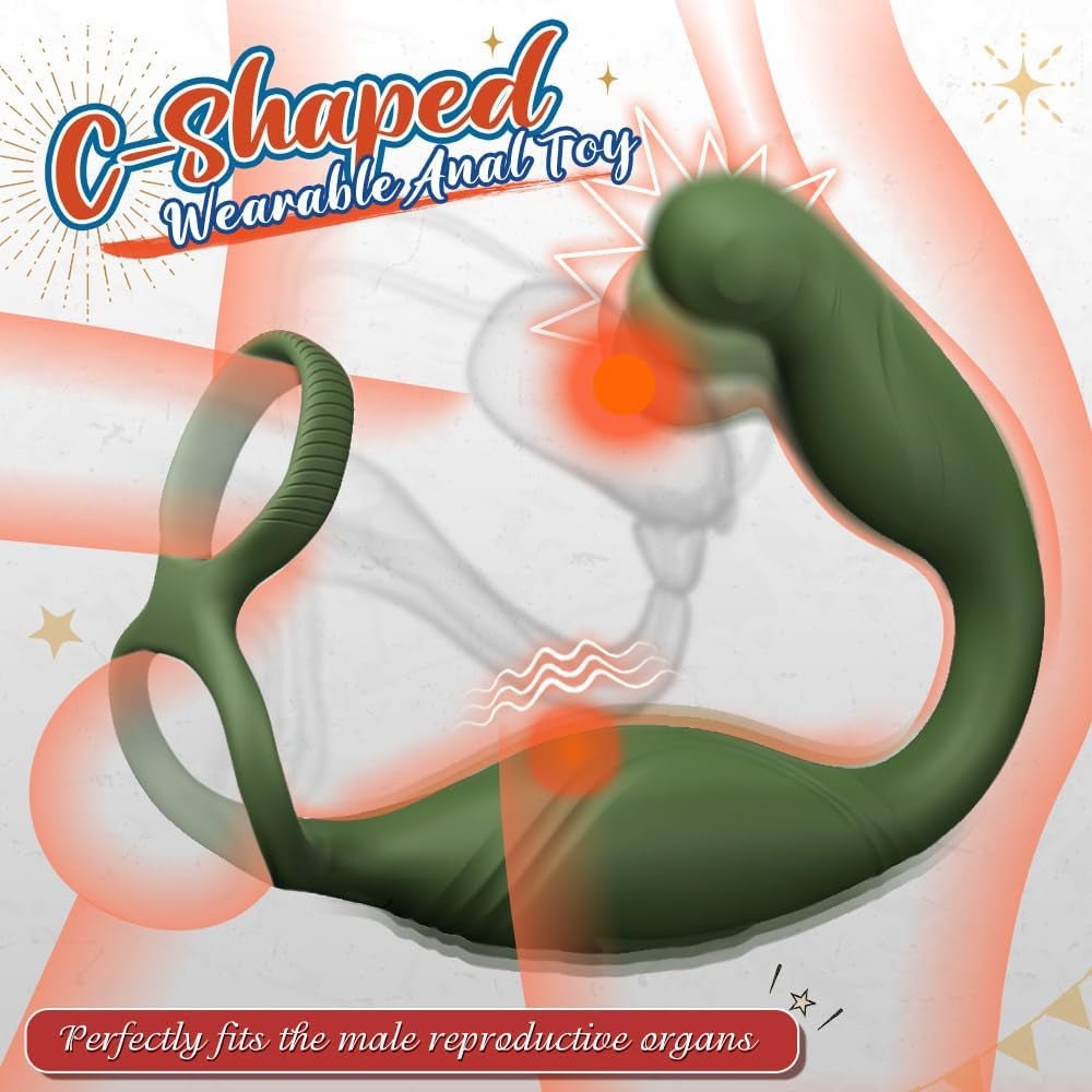 RotateCoreX Rotating Prostate Massager Cock Ring 10 Modes Remote - SinfulX - Personal Care > Sexual Wellness > Prostate Massager Cock Ring