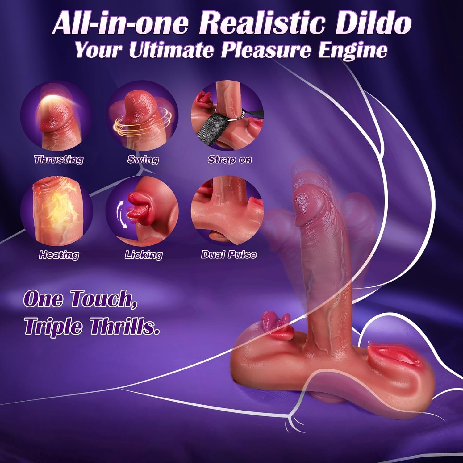 RideCore Remote Ride - On Dildo with Suction Base - SinfulX - 