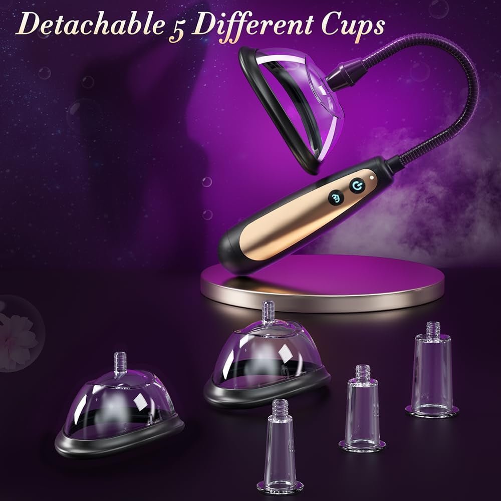 VirexaPro Electric Pussy Pump 5 Cups 2 Modes - SinfulX - Personal Care > Sexual Wellness > Pussy Pump