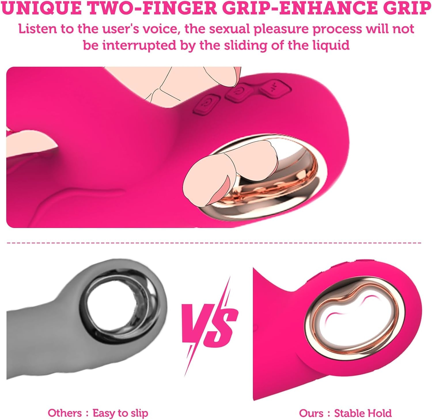 ThrustRose Thrusting Tapping Rabbit Vibrator - SinfulX - Personal Care > Sexual Wellness > Flapping/Tapping Vibrator