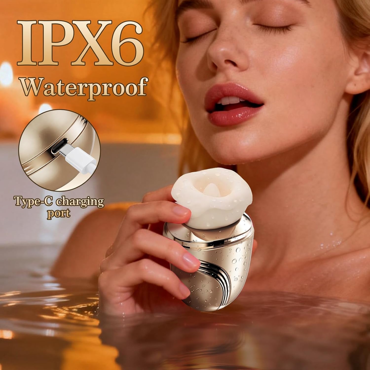 Vibrator Adult Sex Toys for Women - Upgraded Mouth Sucking Vibrator Rose Sex Toy, 10 Tongue Licking, 3 Sucking, 10 Vibrating Adult Toys with APP, Anal Nipple Clit Couple Vibrators Female Sex Machine - SinfulX - 