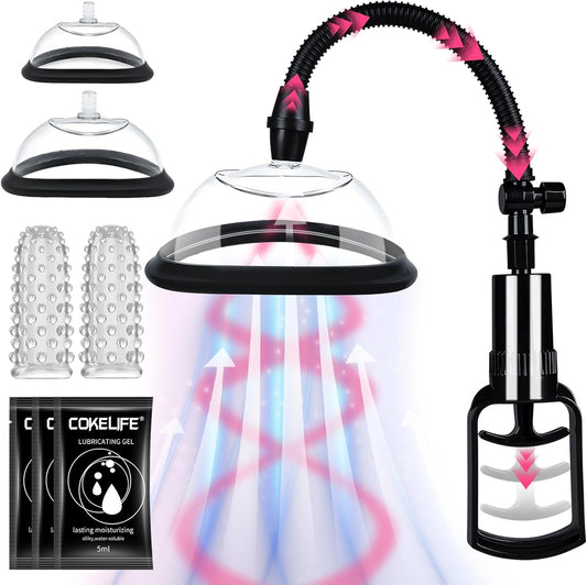 LunexaX Manual Pussy Pump 2 Cups Kit - SinfulX - Personal Care > Sexual Wellness > Pussy Pump